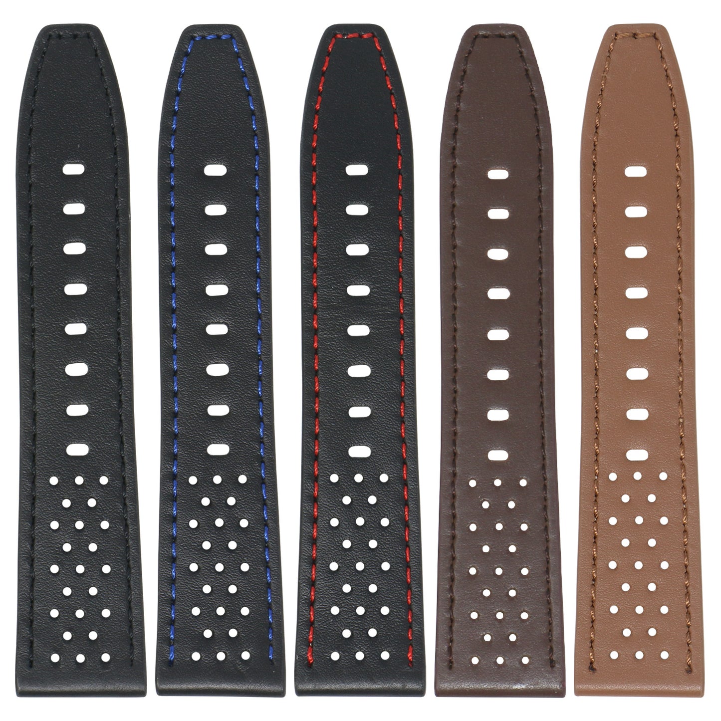 23mm Perforated Leather Rally Strap