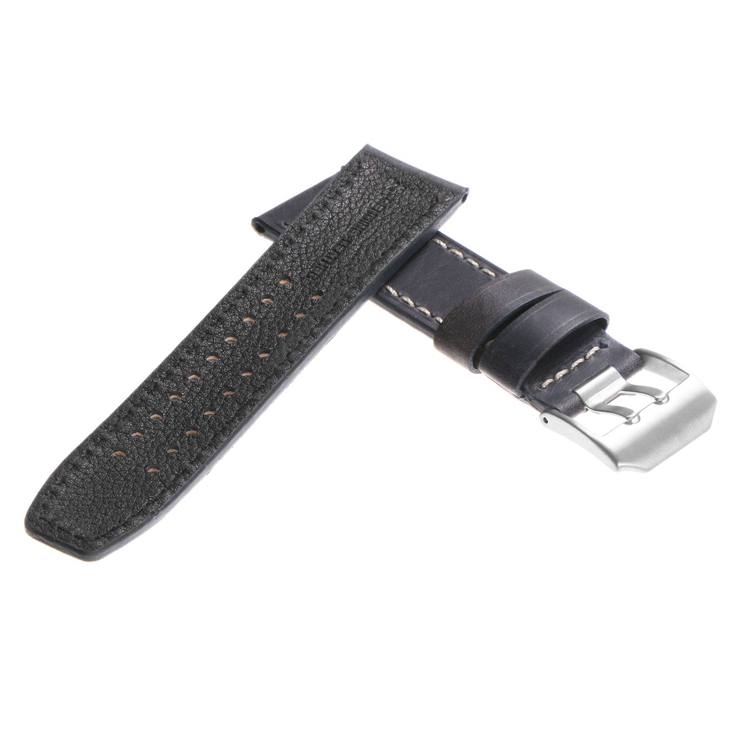 DASSARI 23mm Vintage Leather Watch Strap for Luminox Evo