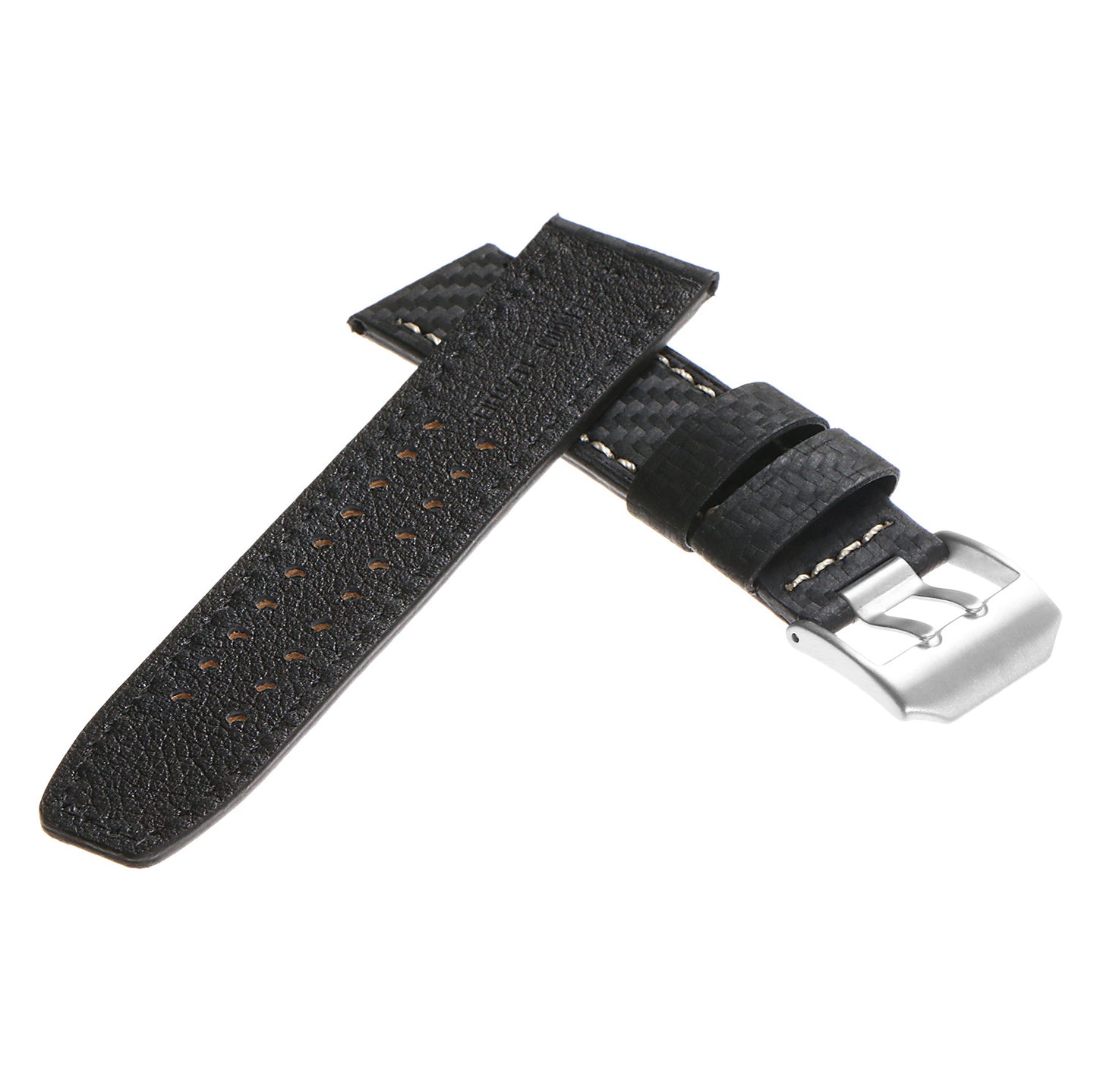DASSARI 23mm Carbon Fiber Watch Strap for Luminox Evo