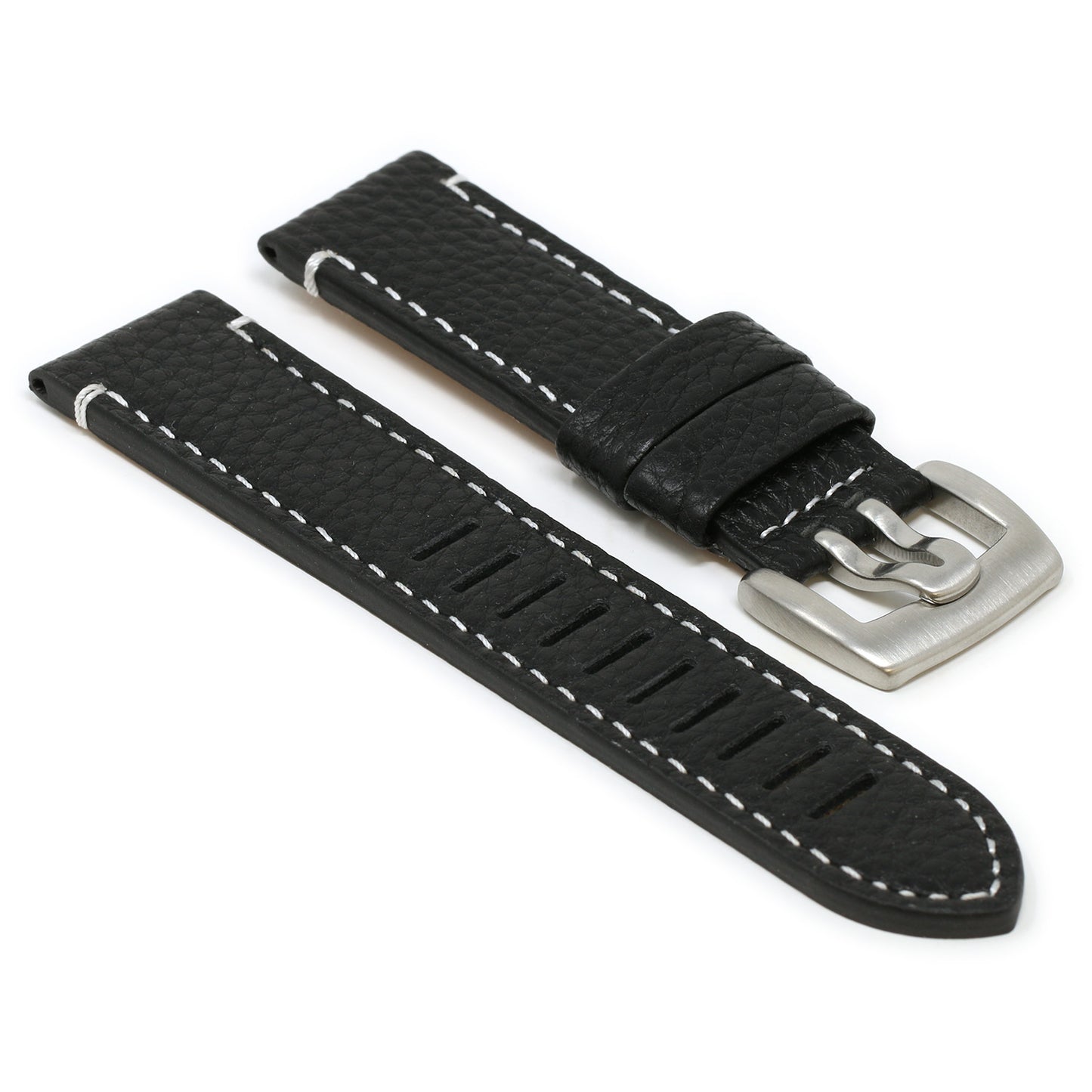 23mm Textured Thick Leather Strap
