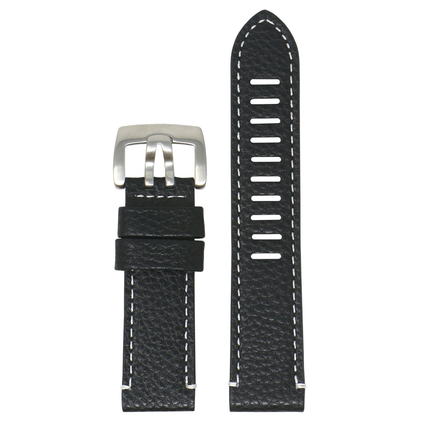 23mm Textured Thick Leather Strap