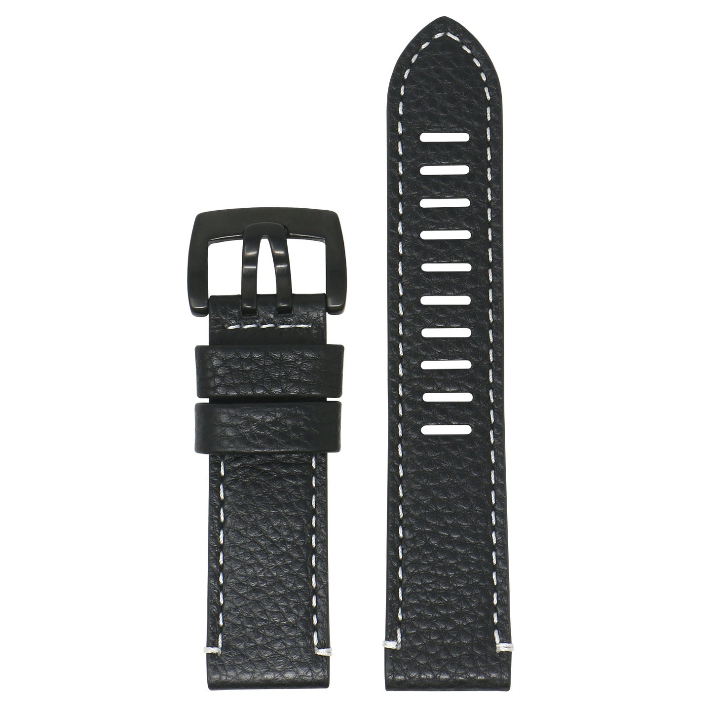 23mm Textured Thick Leather Strap