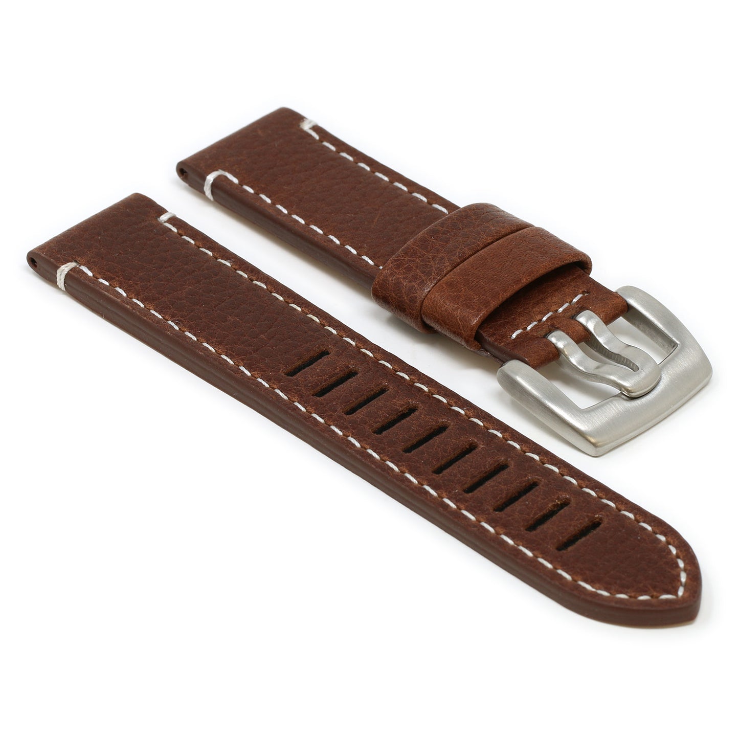 23mm Textured Thick Leather Strap