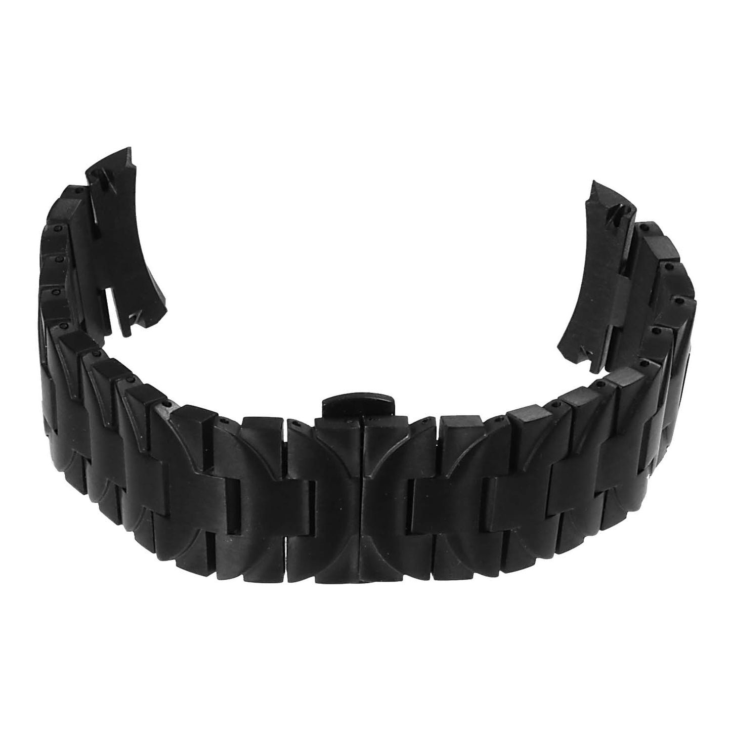 Heavy Duty Stainless Steel Watch Band with Hidden Clasp