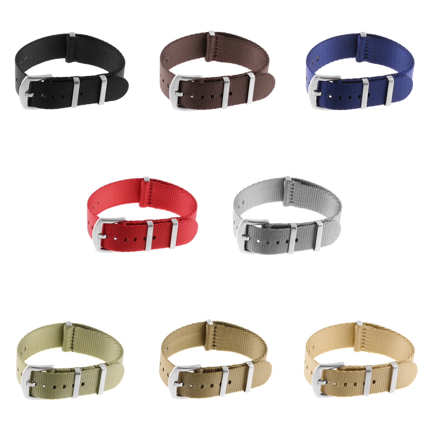 Seat Belt Nylon Watch Strap