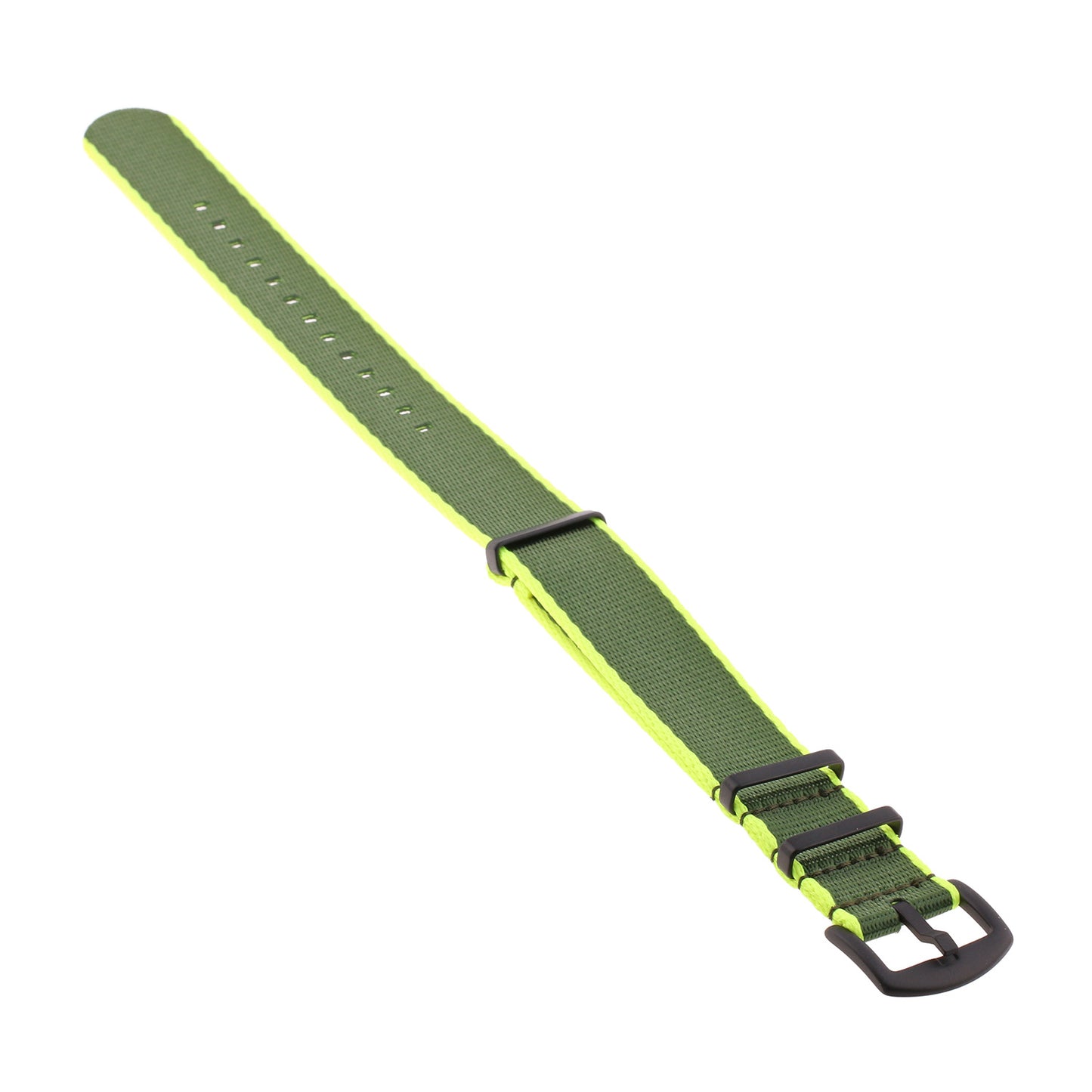 Stripe Edge Seat Belt NATO w/ Black Buckle
