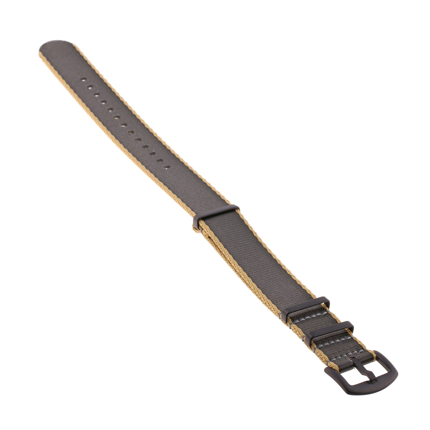 Stripe Edge Seat Belt NATO w/ Black Buckle