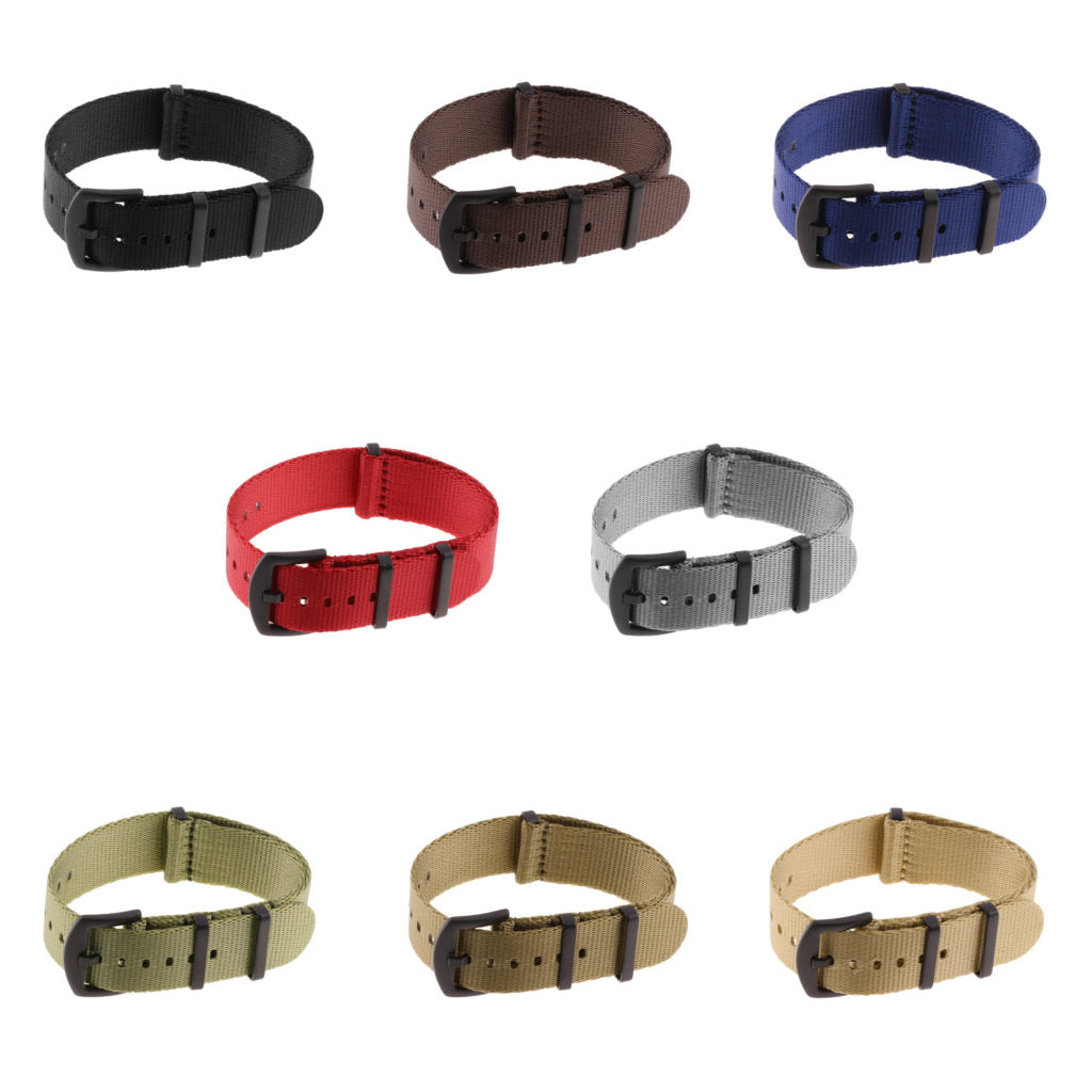 Seat Belt Nylon Watch Strap