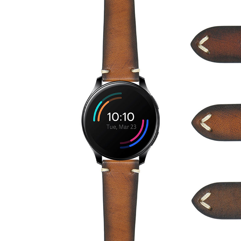 DASSARI Kingwood II Premium Vintage Leather Strap for Garmin Venu