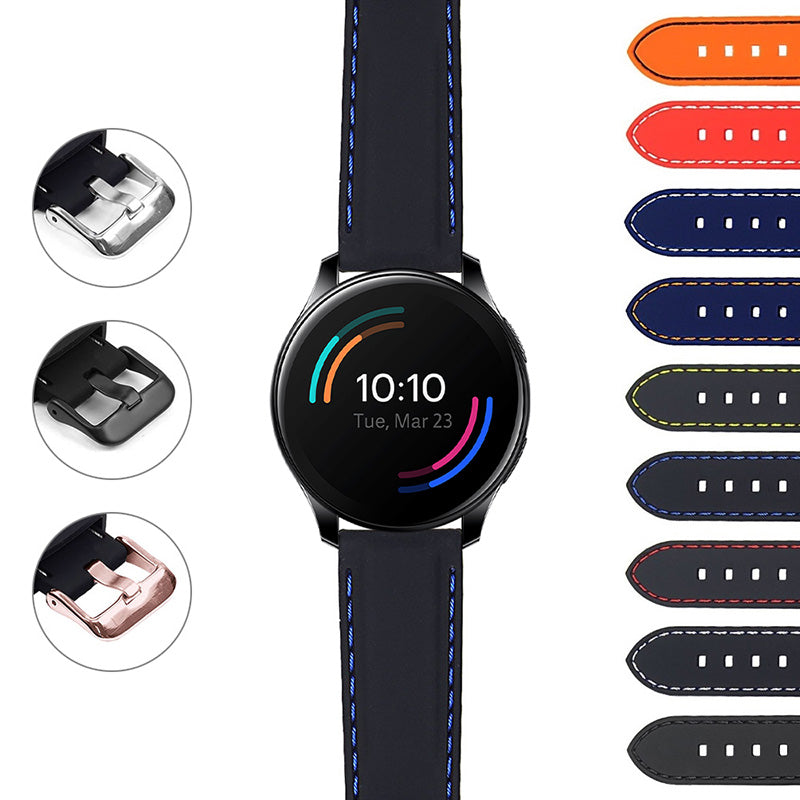 Rubber Strap w/ Stitching for Garmin Venu
