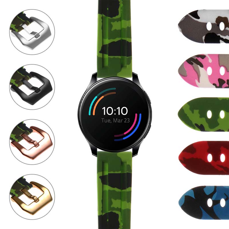 Heavy Duty Camo Rubber Strap for Garmin Forerunner 745