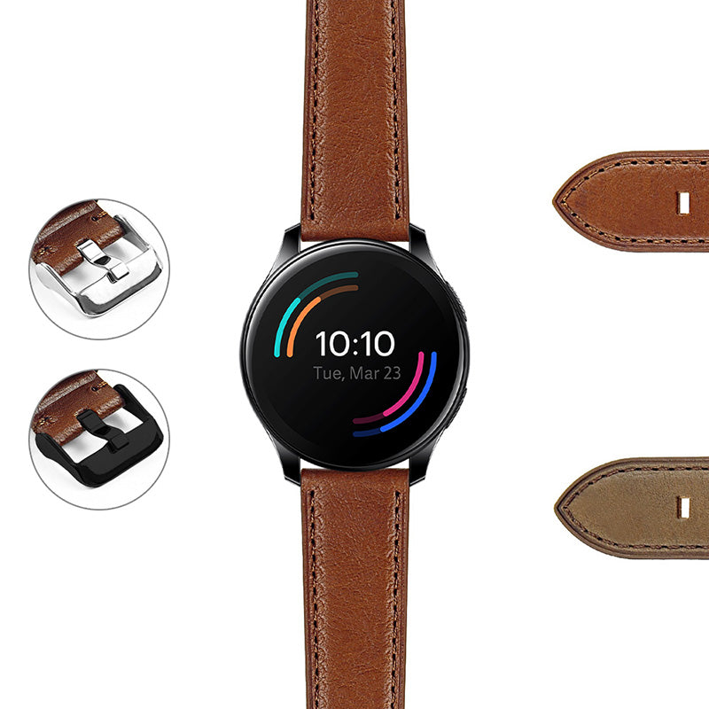 DASSARI Vintage Italian Leather Band for Garmin Venu