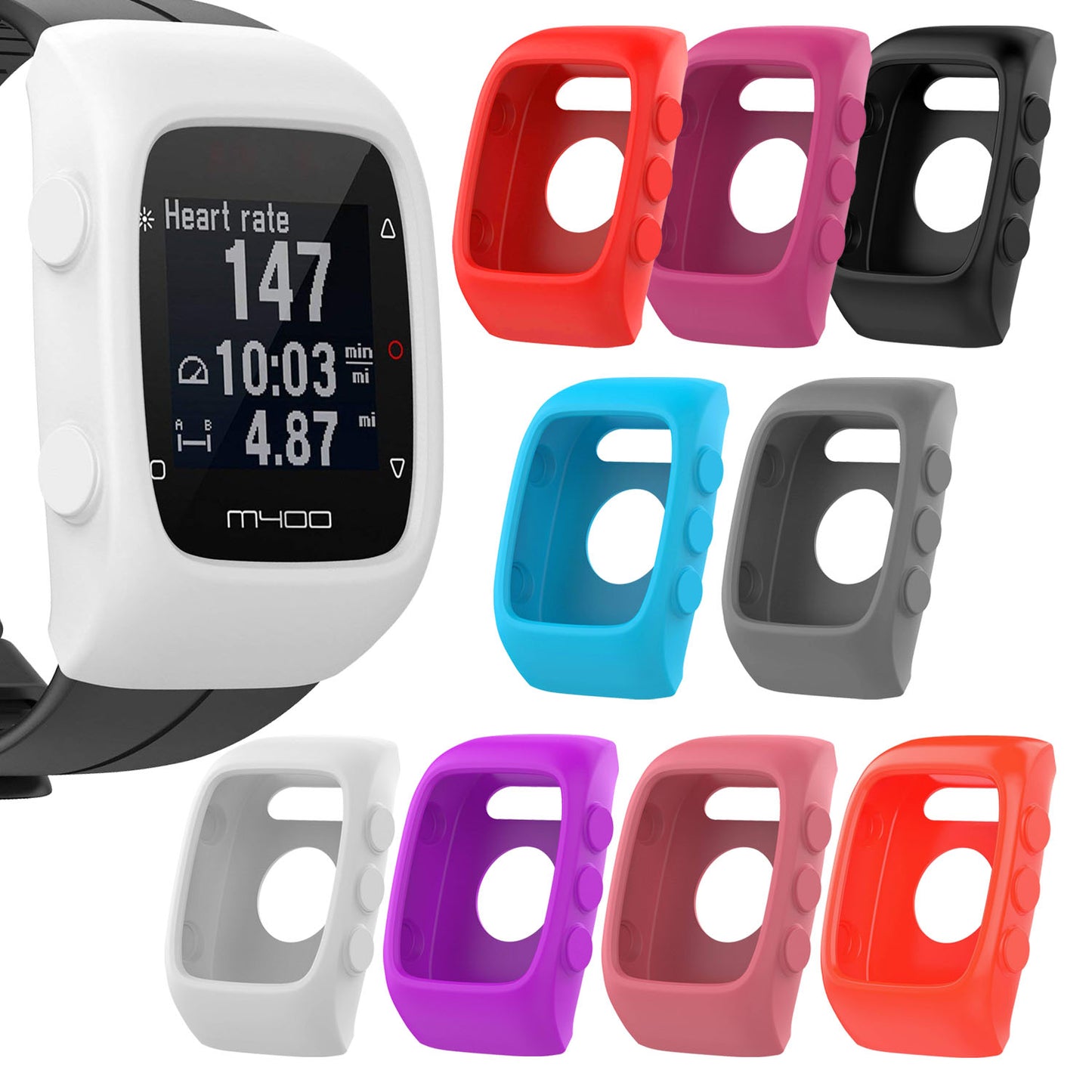 Rubber Protective Case for Garmin Vivosmart HR
