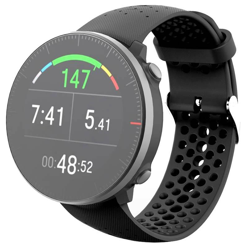 Perforated Rubber Strap for Polar M400 / M430