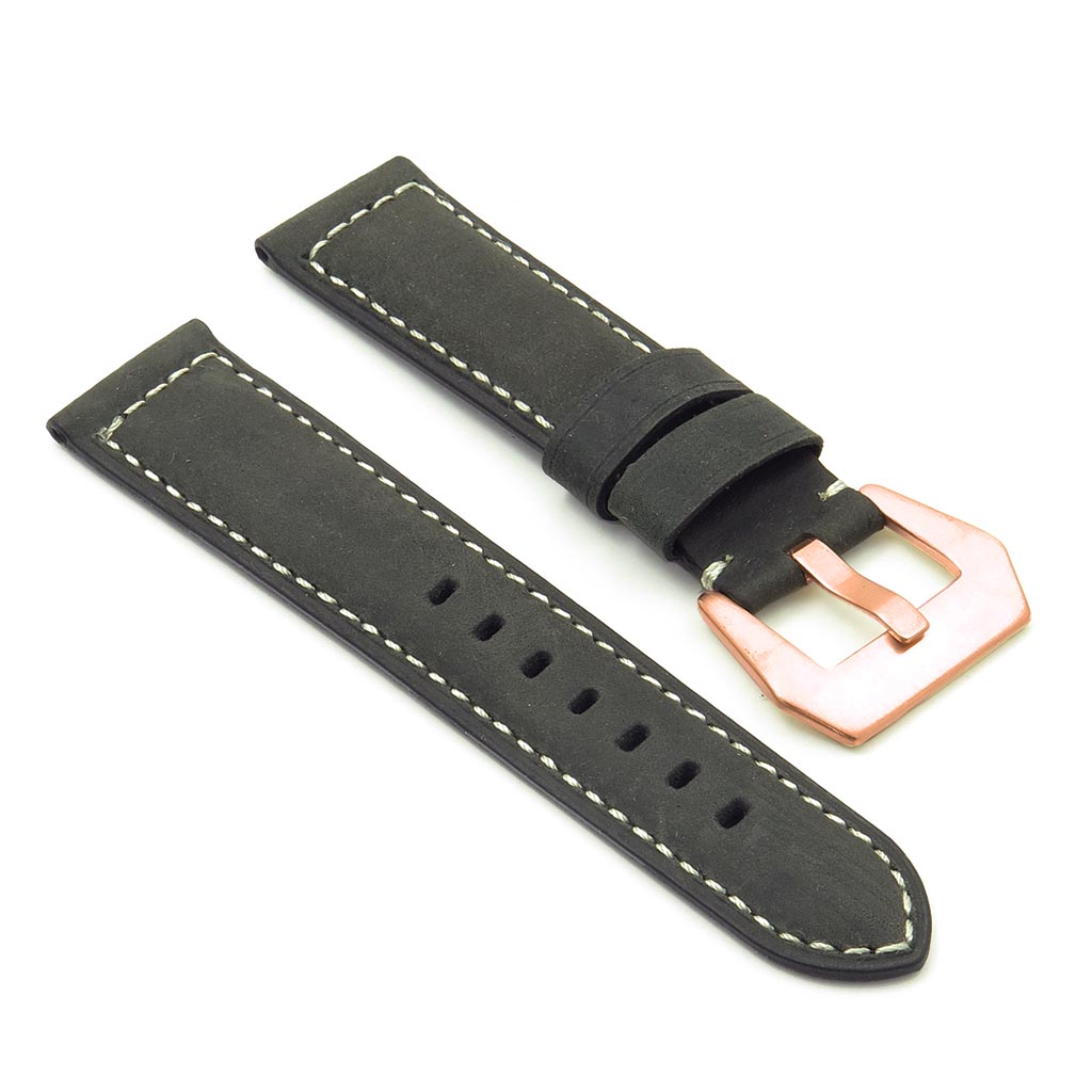 DASSARI Salvage Strap w/ Rose Gold Buckle