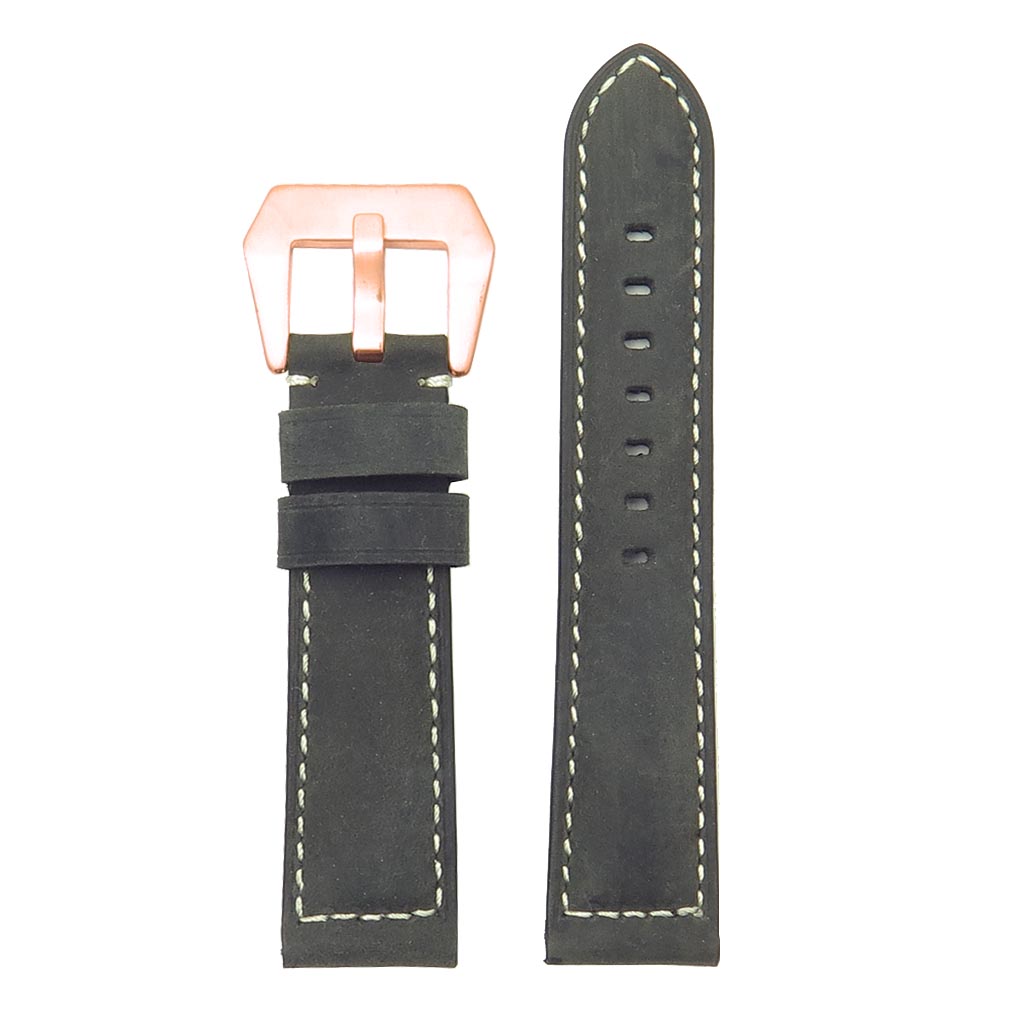 DASSARI Salvage Strap w/ Rose Gold Buckle