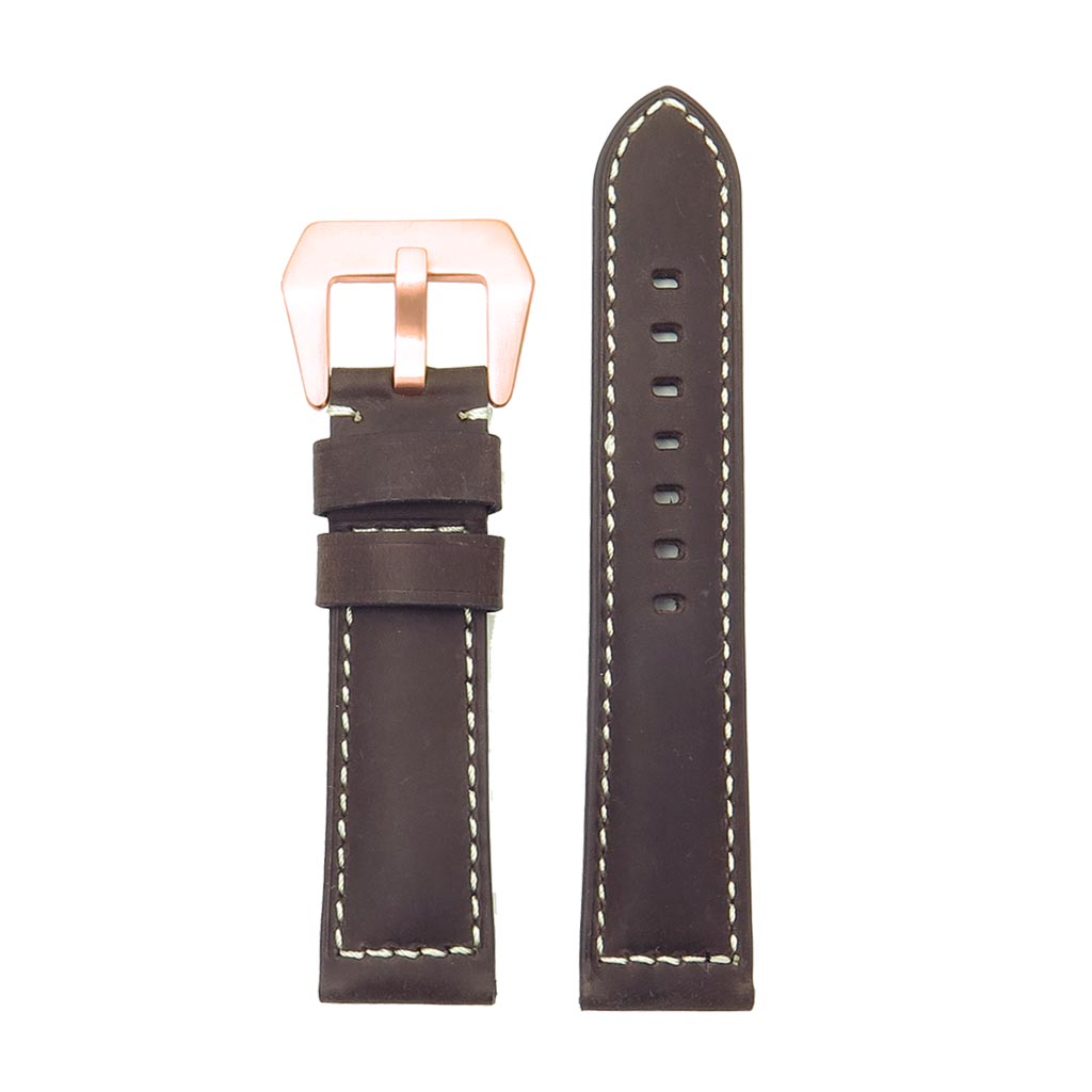 DASSARI Salvage Strap w/ Rose Gold Buckle