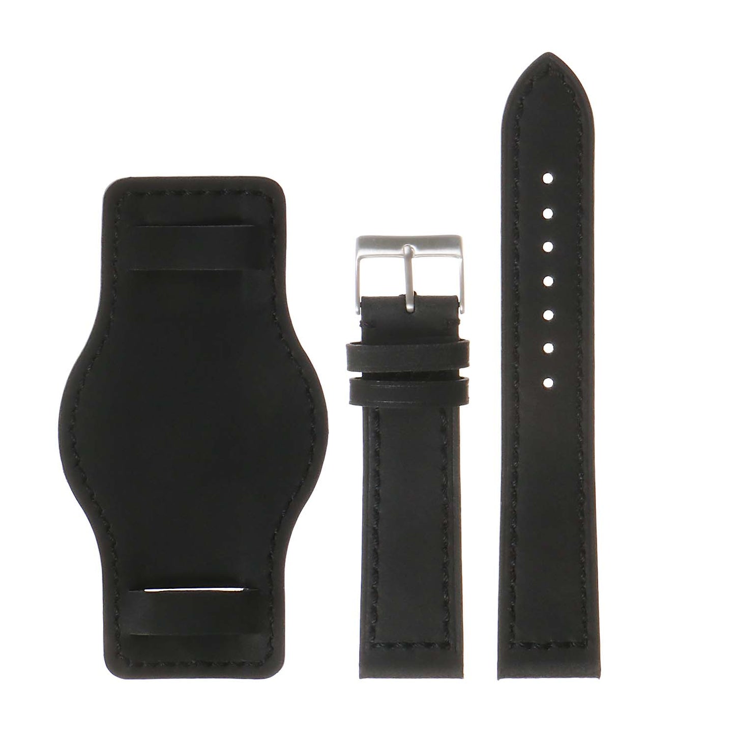 DASSARI Legend Vintage Leather Bund Watch Strap