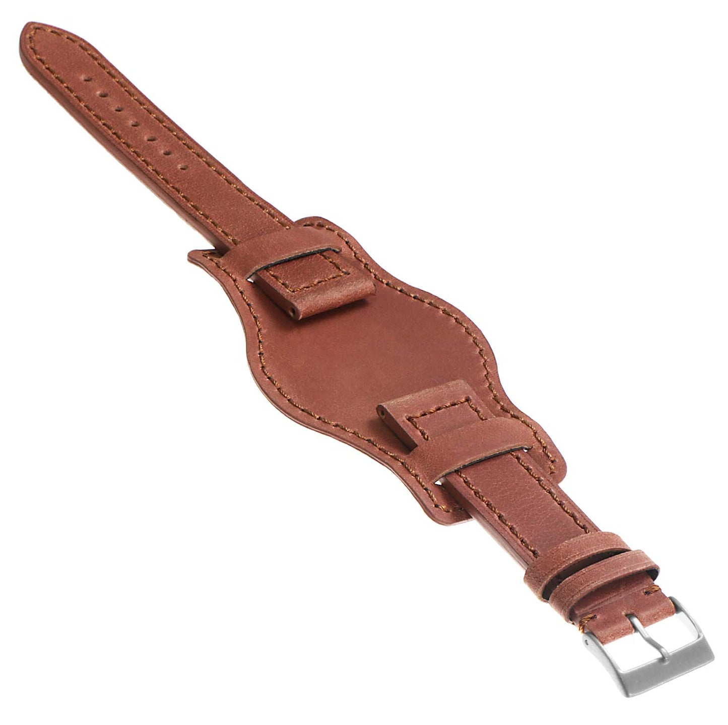 DASSARI Legend Vintage Leather Bund Watch Strap