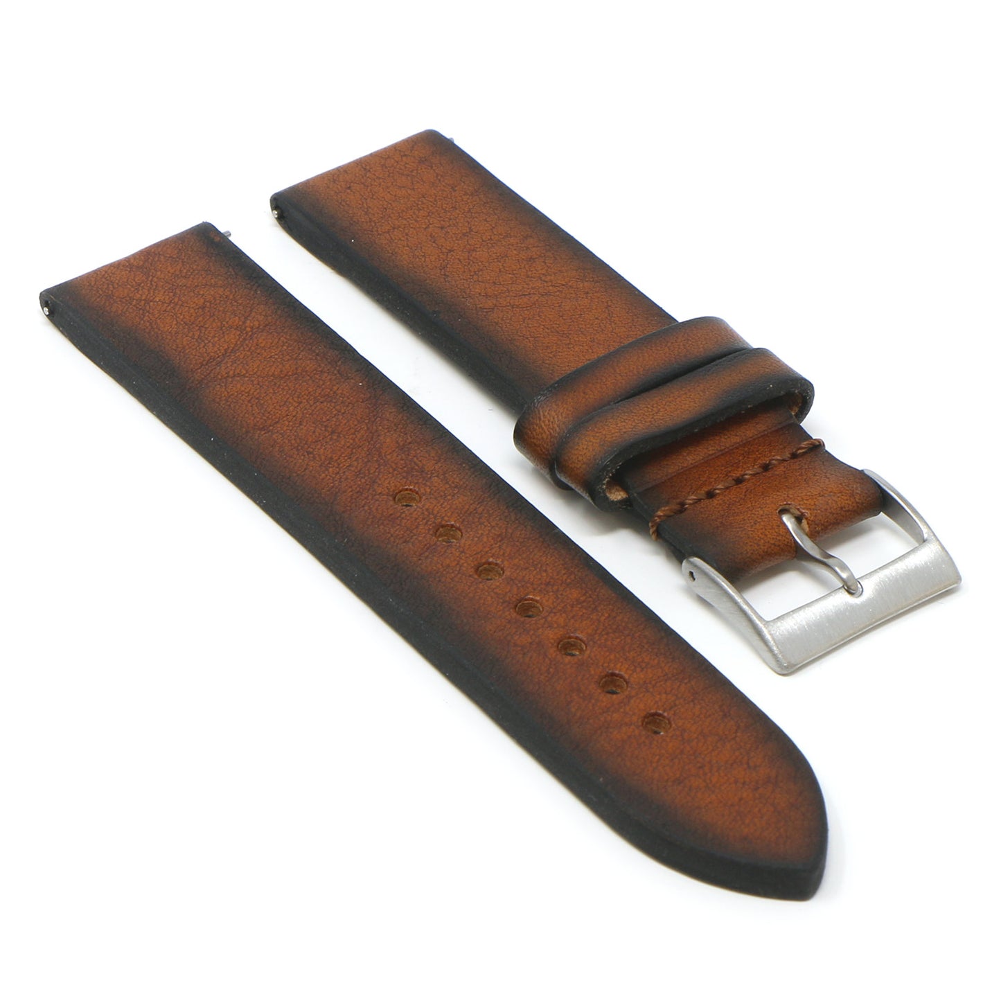 DASSARI Premium Thick Vintage Leather Strap for Apple Watch