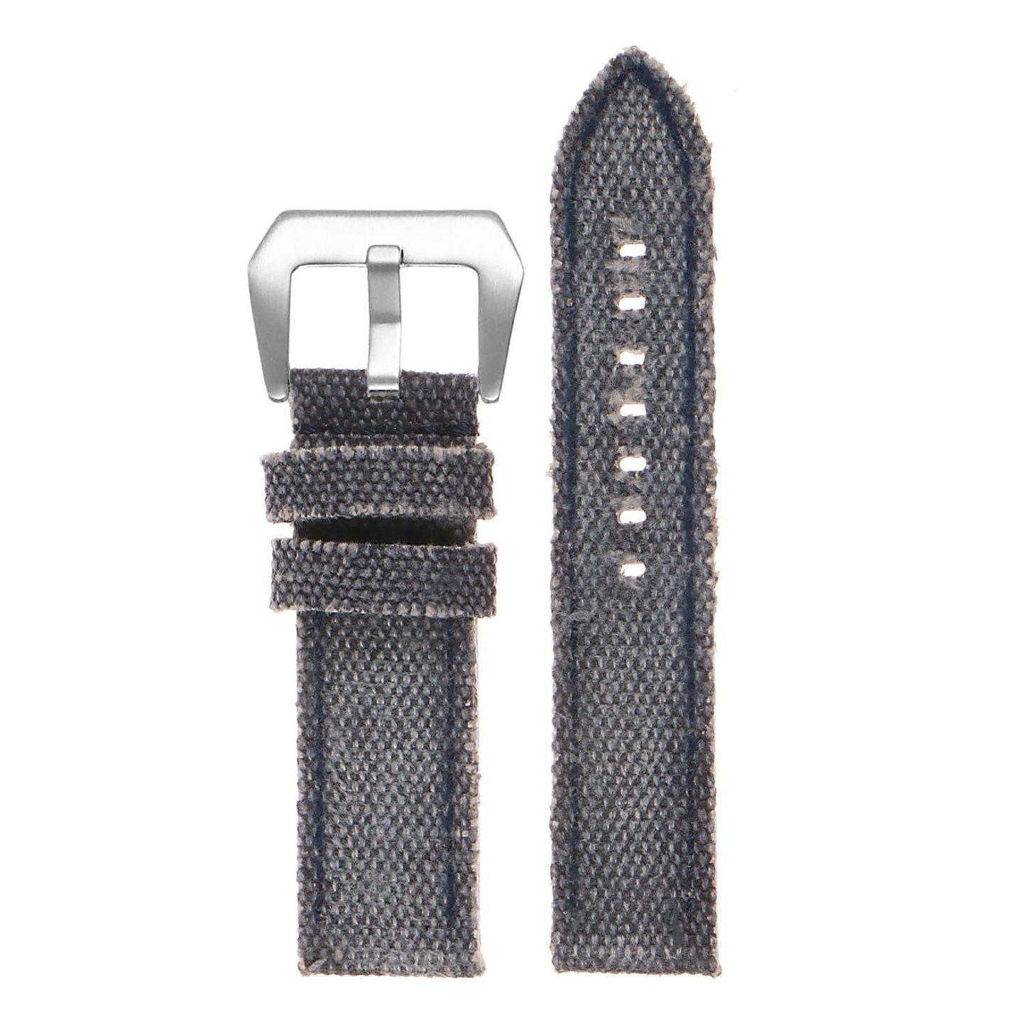 DASSARI Frayed Edge Canvas Strap