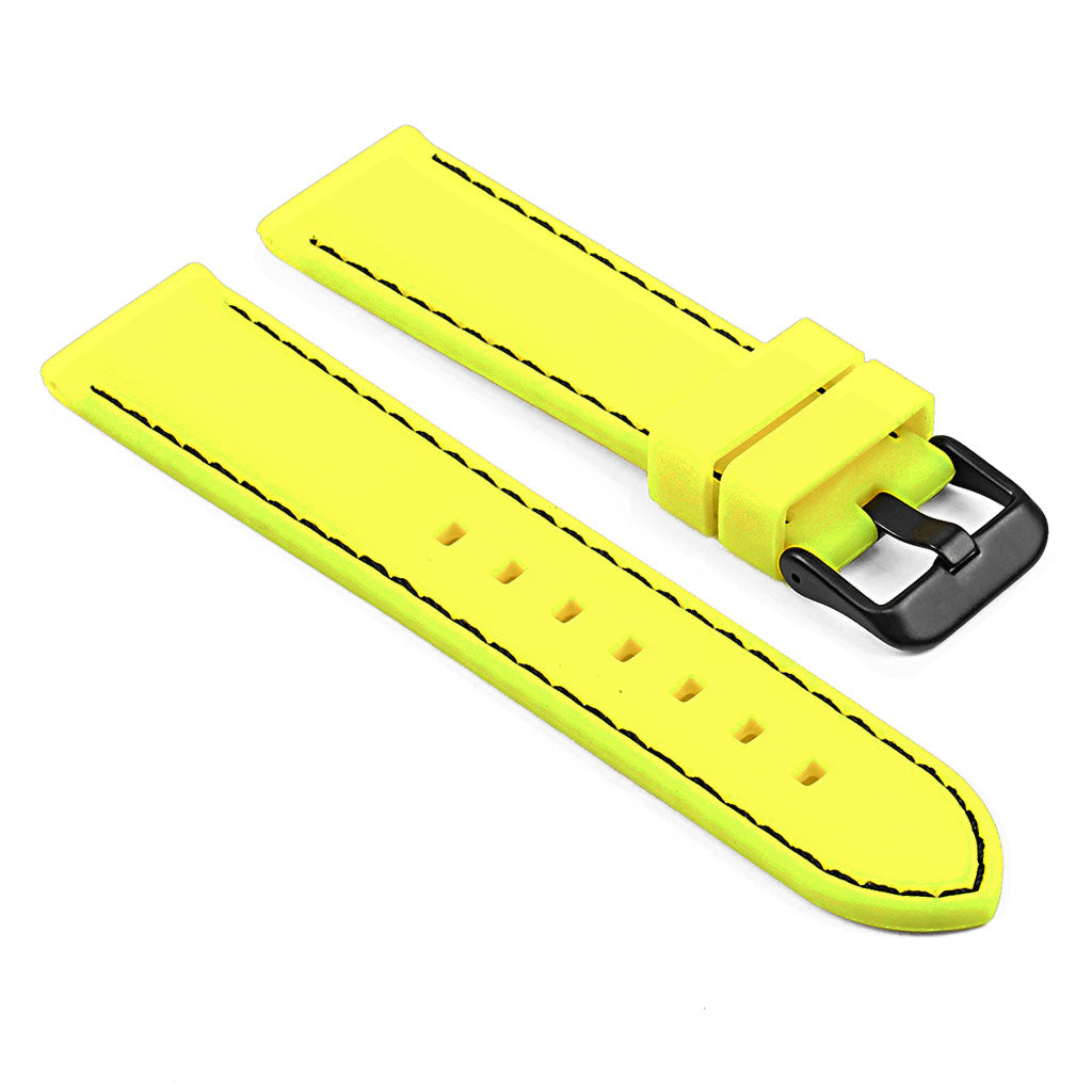 Rubber Strap with Contrast Stitching for Samsung Galaxy Watch