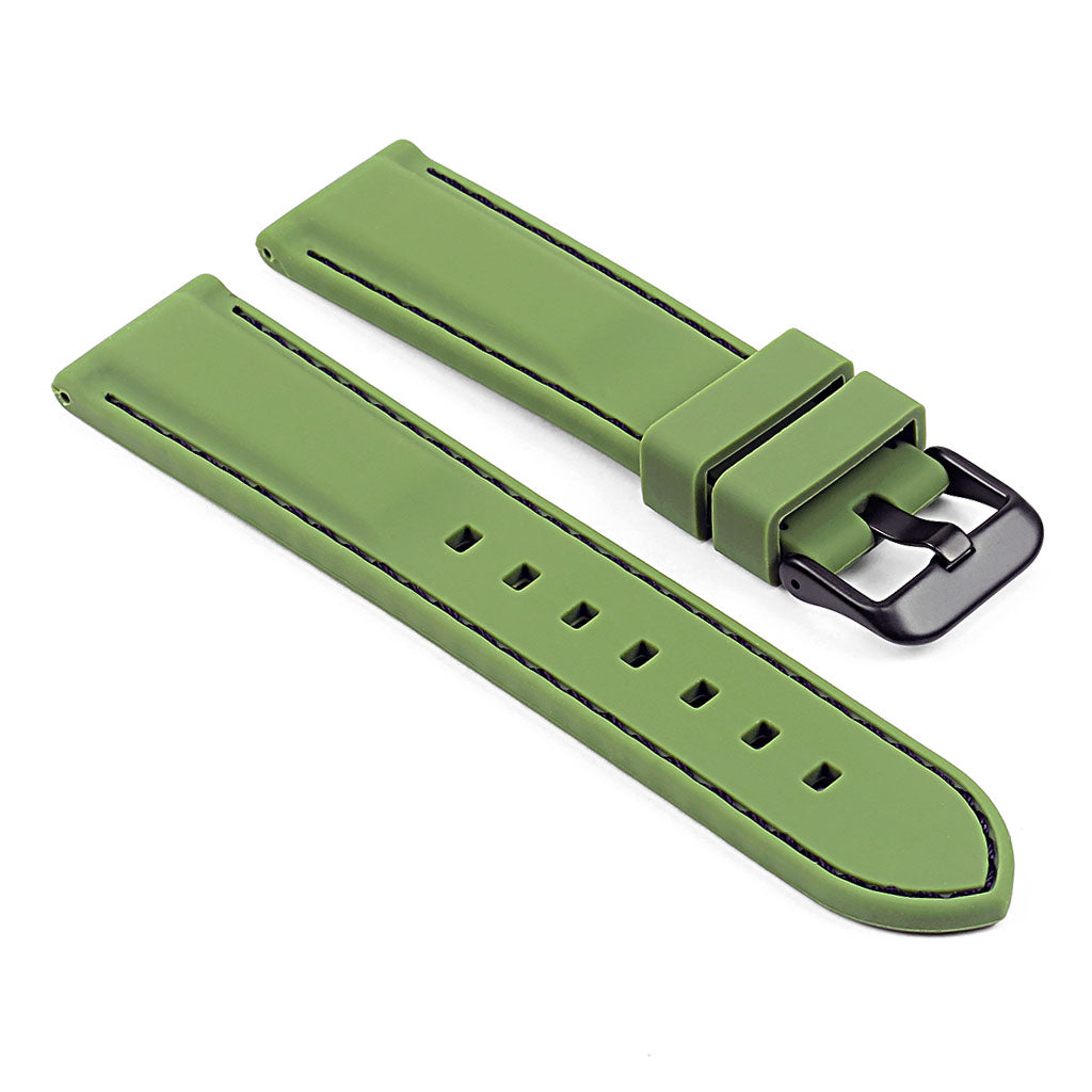 Rubber Strap with Contrast Stitching for Samsung Galaxy Watch
