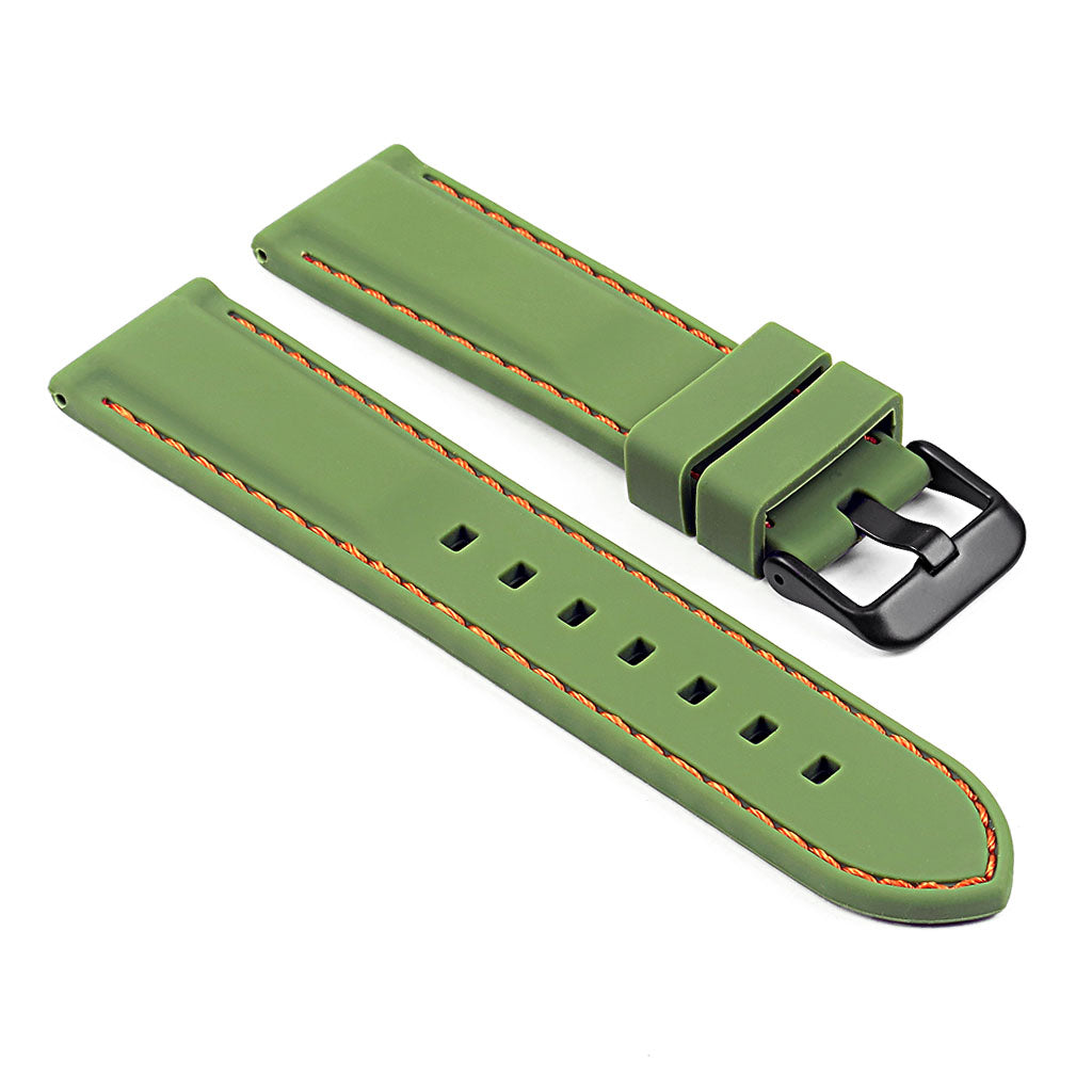 Rubber Strap with Contrast Stitching for Samsung Galaxy Watch