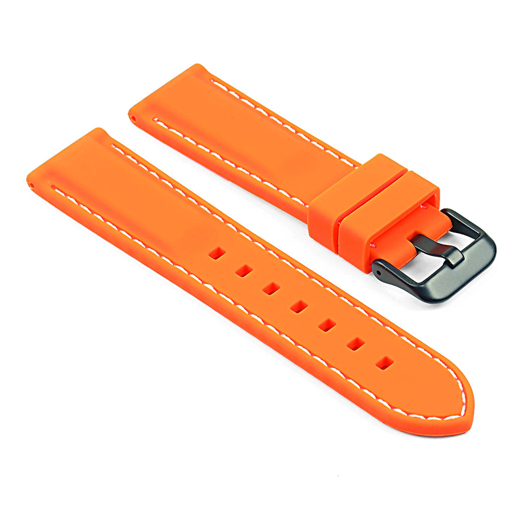 Rubber Strap with Contrast Stitching for Samsung Galaxy Watch
