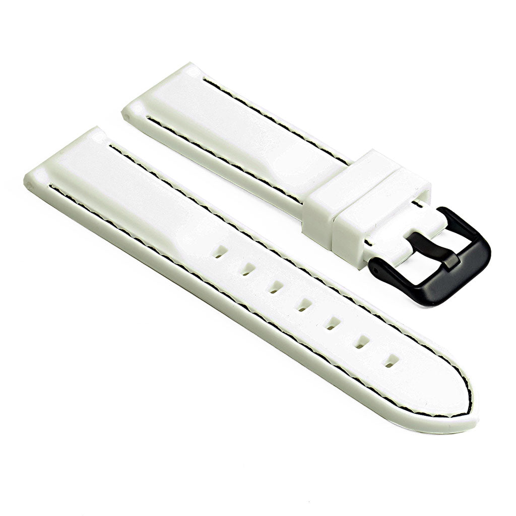 Rubber Strap with Contrast Stitching for Samsung Galaxy Watch