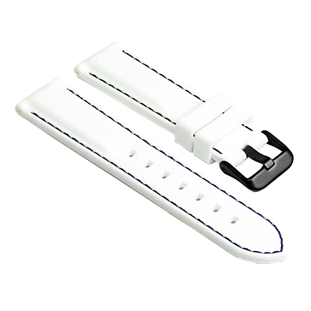 Rubber Strap with Contrast Stitching for Samsung Galaxy Watch