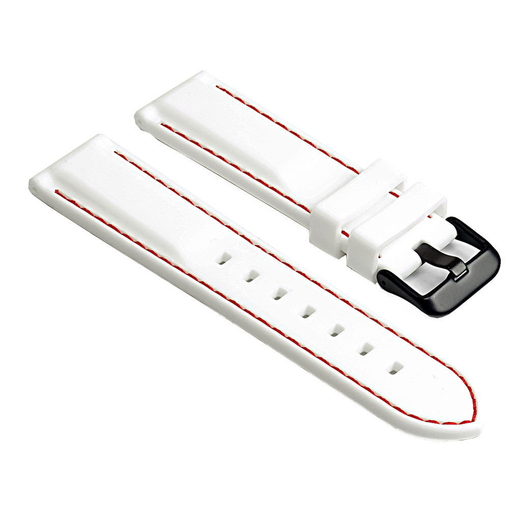 Rubber Strap with Contrast Stitching for Samsung Galaxy Watch