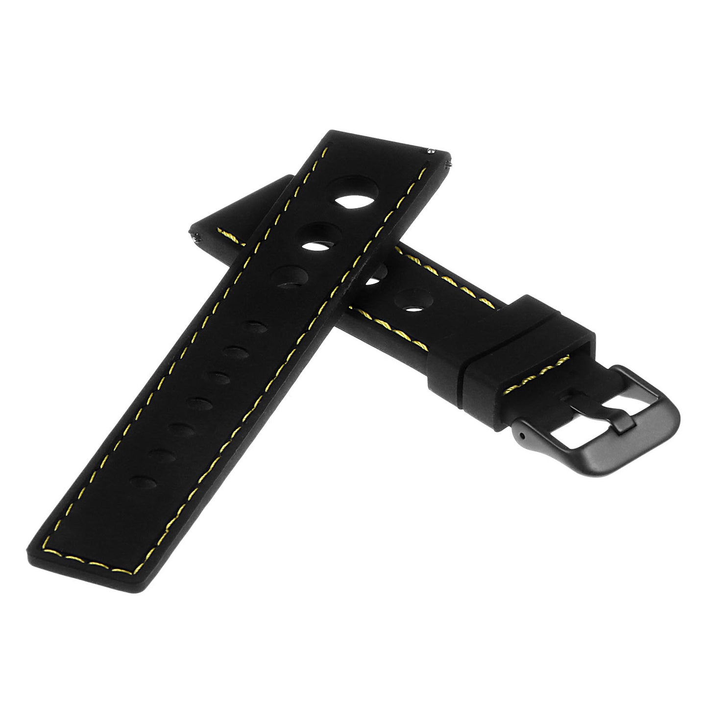 Rubber Rally Strap with Black Buckle for Apple Watch