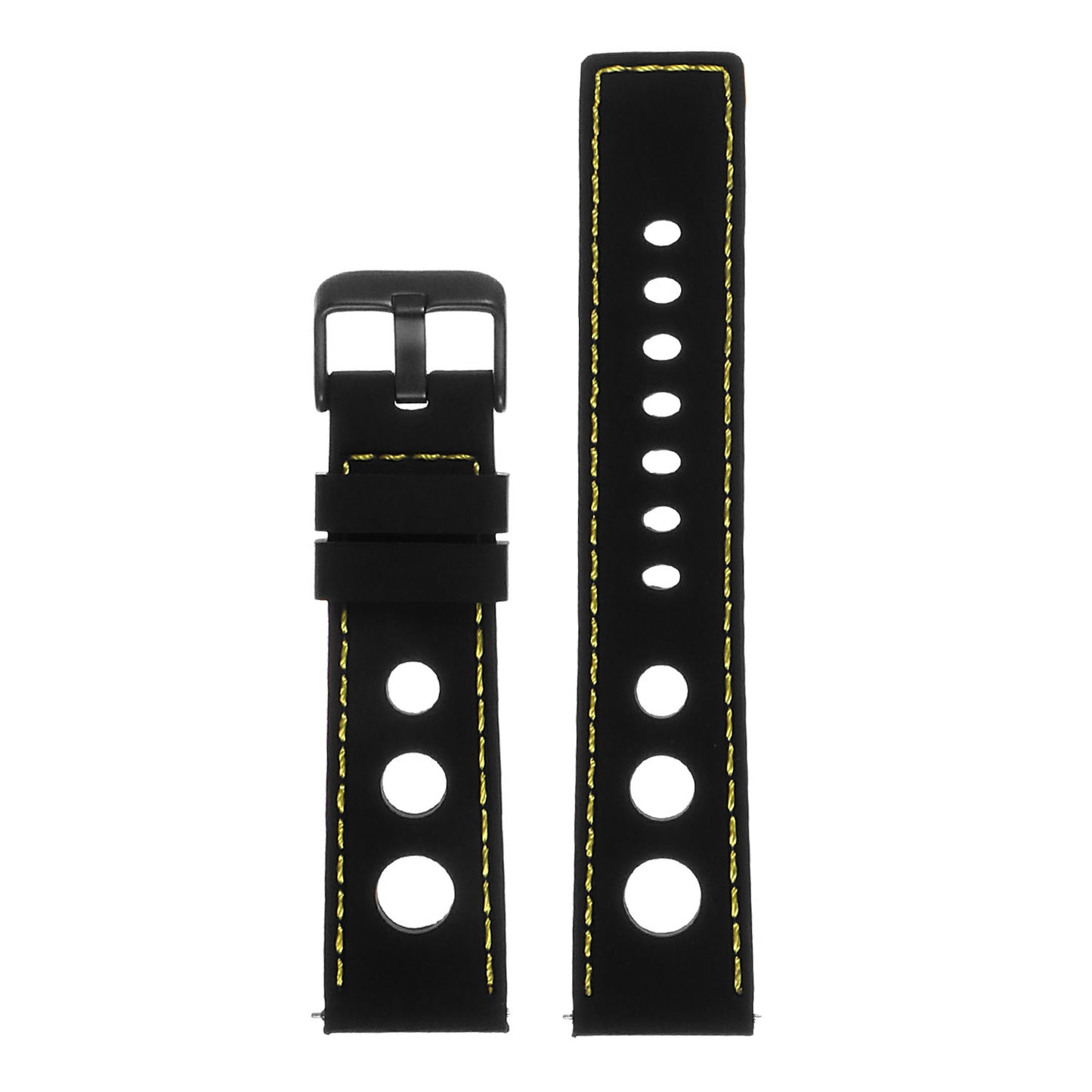Rubber Rally Strap with Black Buckle for Apple Watch