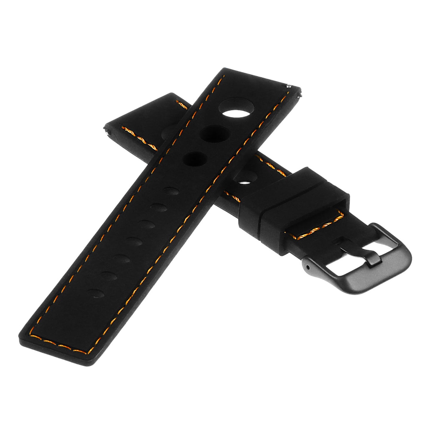 Rubber Rally Strap with Black Buckle for Apple Watch
