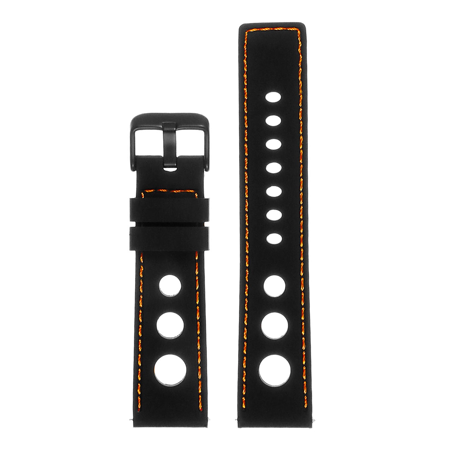 Rubber Rally Strap with Black Buckle for Apple Watch