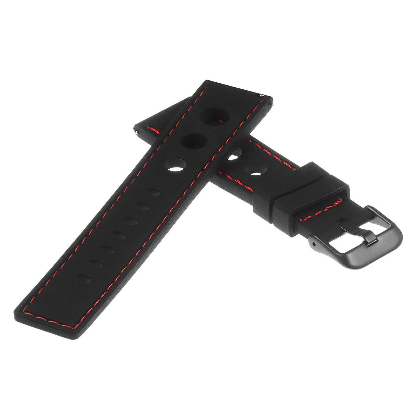 Rubber Rally Strap with Black Buckle for Apple Watch
