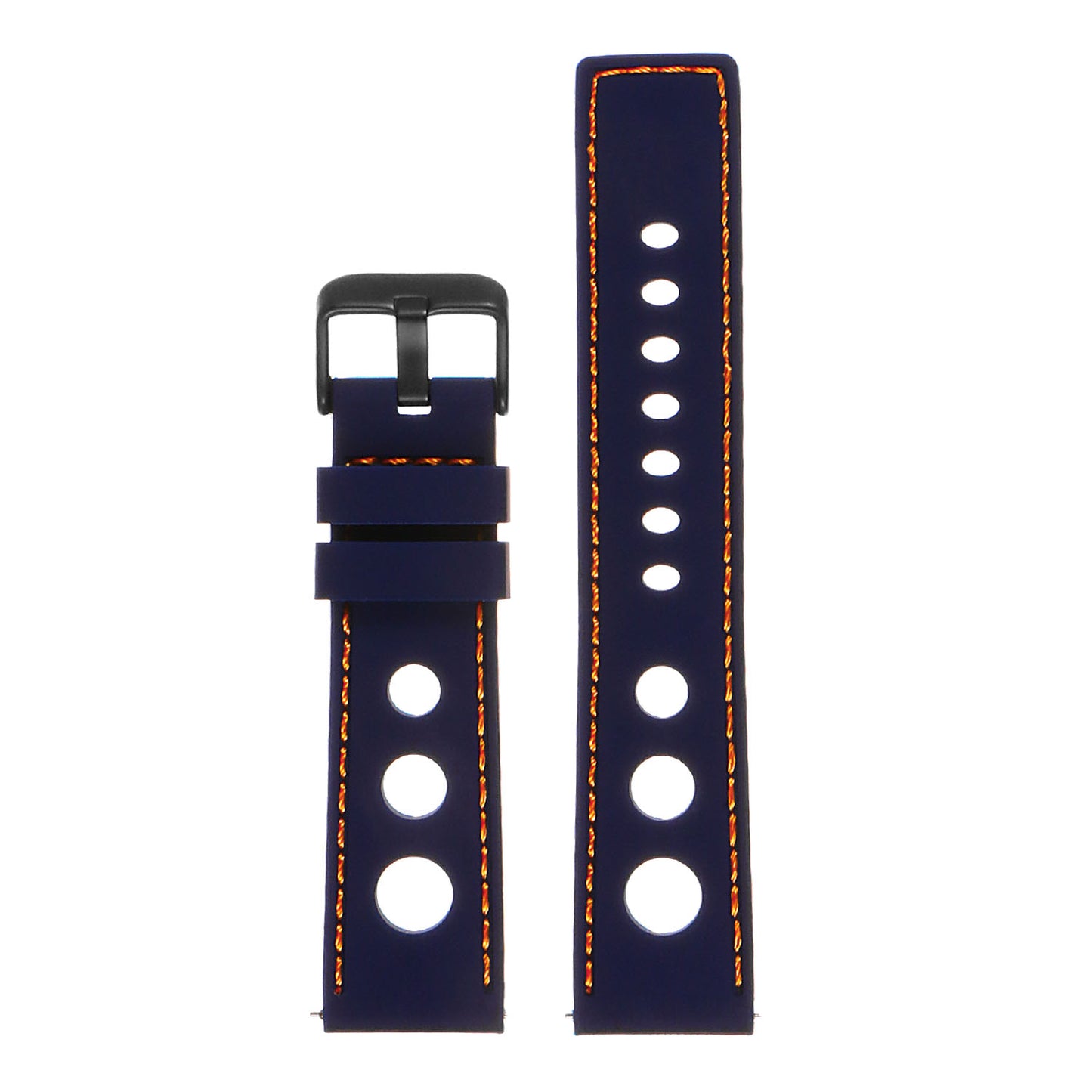 Rubber Rally Strap with Black Buckle for Apple Watch