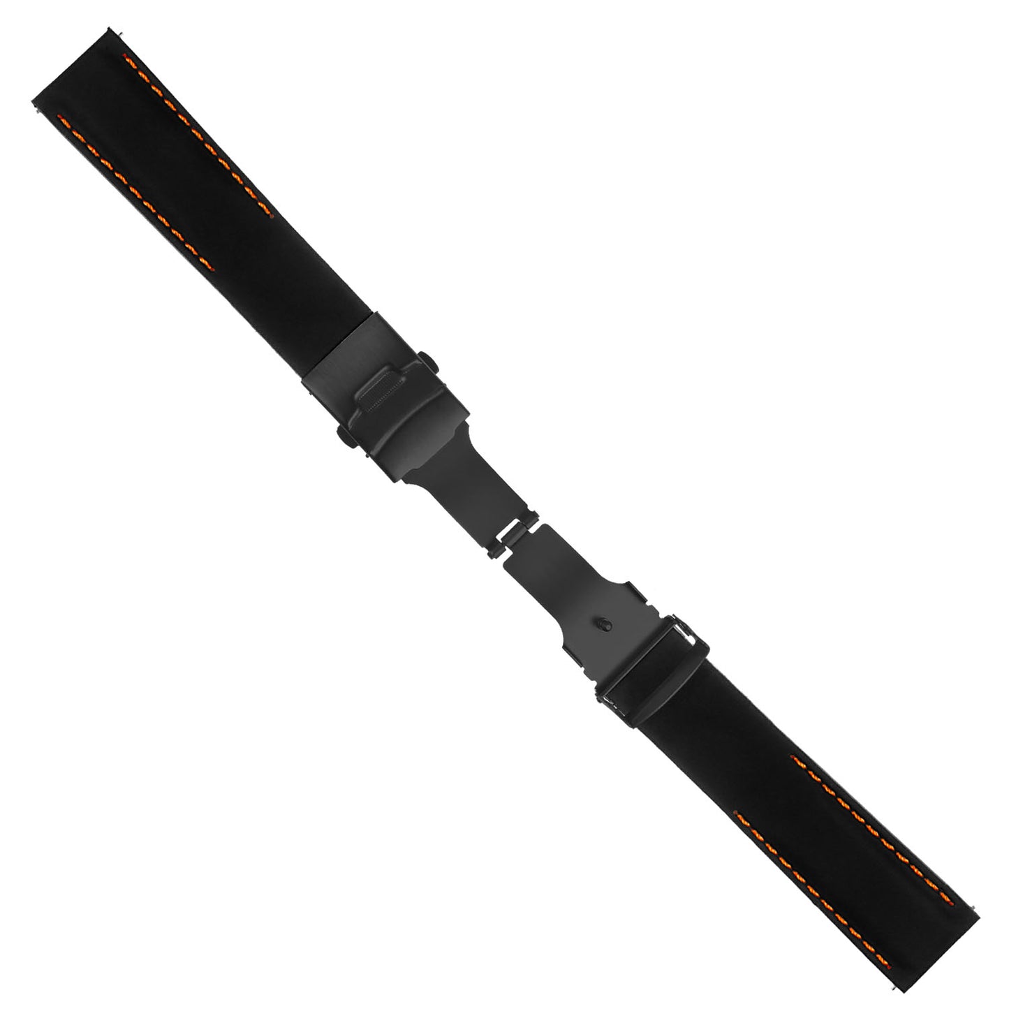 Rubber Strap with Deployant Clasp for Fossil Gen 4 Smartwatch