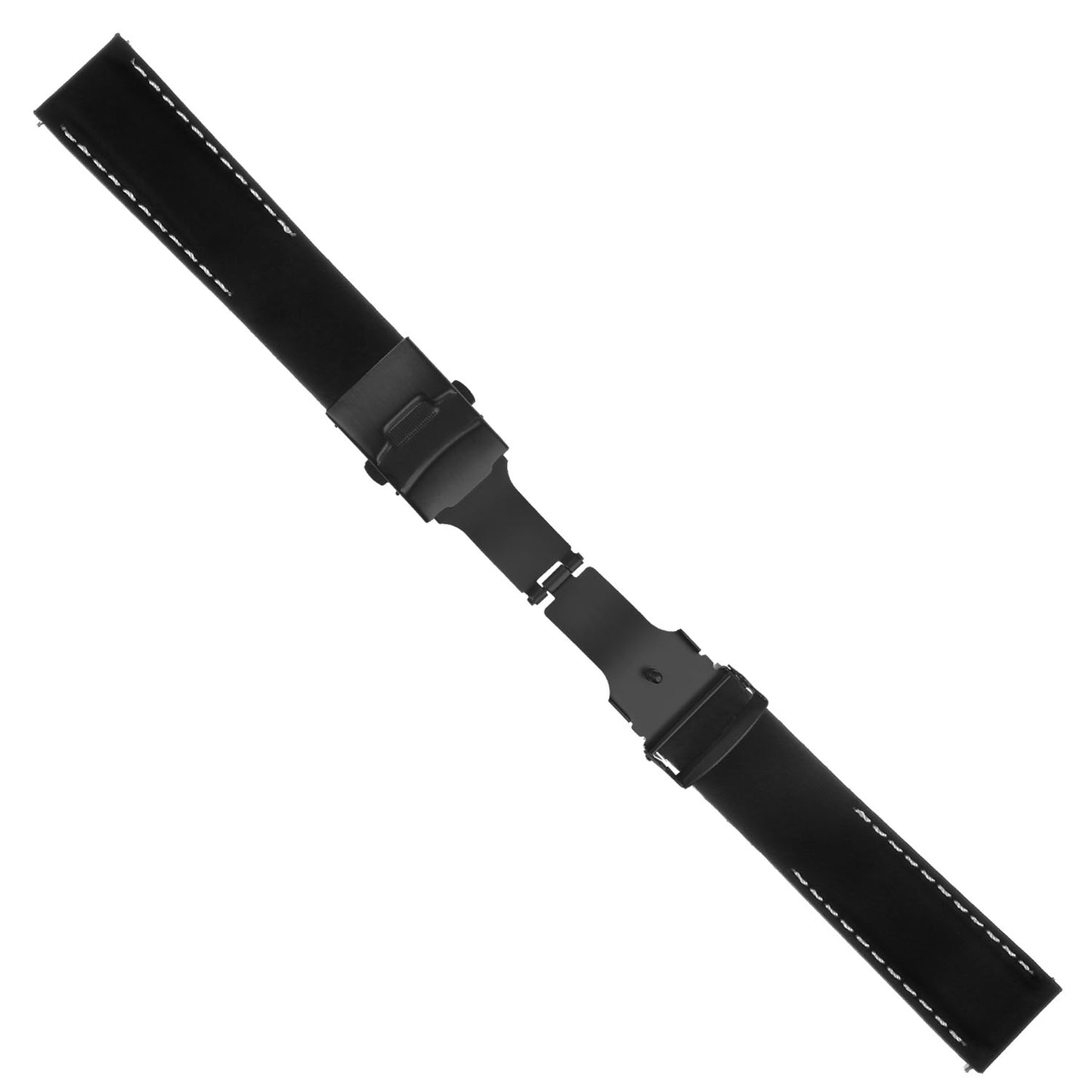 Rubber Strap with Deployant Clasp for Fossil Gen 4 Smartwatch
