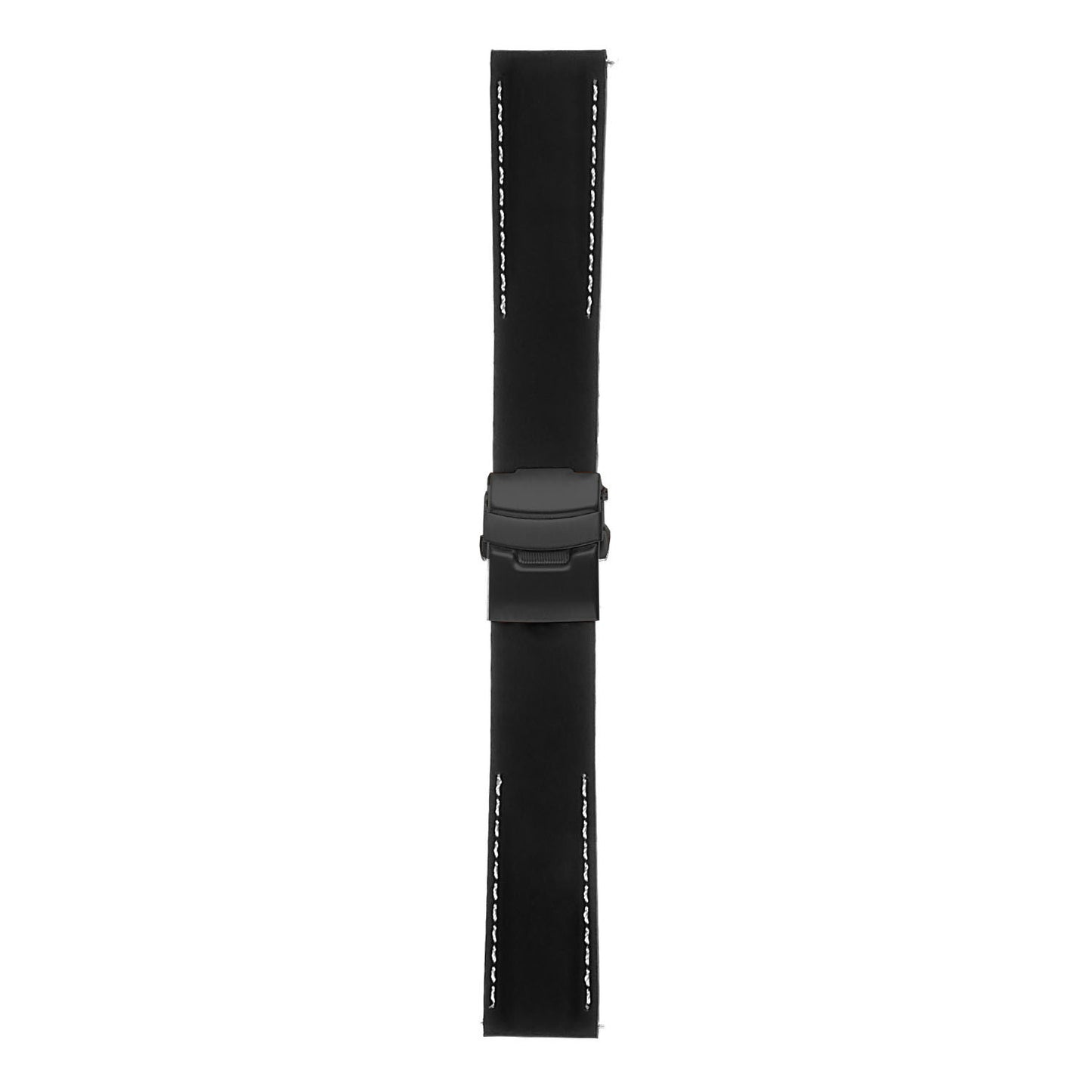 Rubber Strap with Deployant Clasp for Fossil Gen 4 Smartwatch