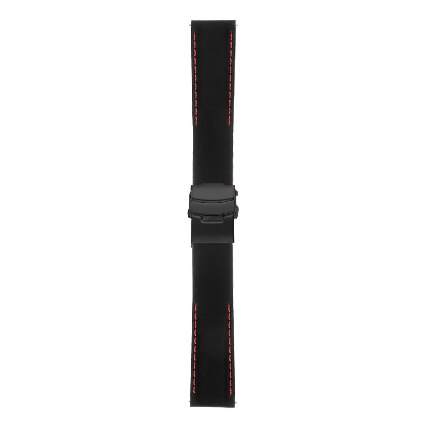 Rubber Strap with Deployant Clasp for Fossil Gen 4 Smartwatch