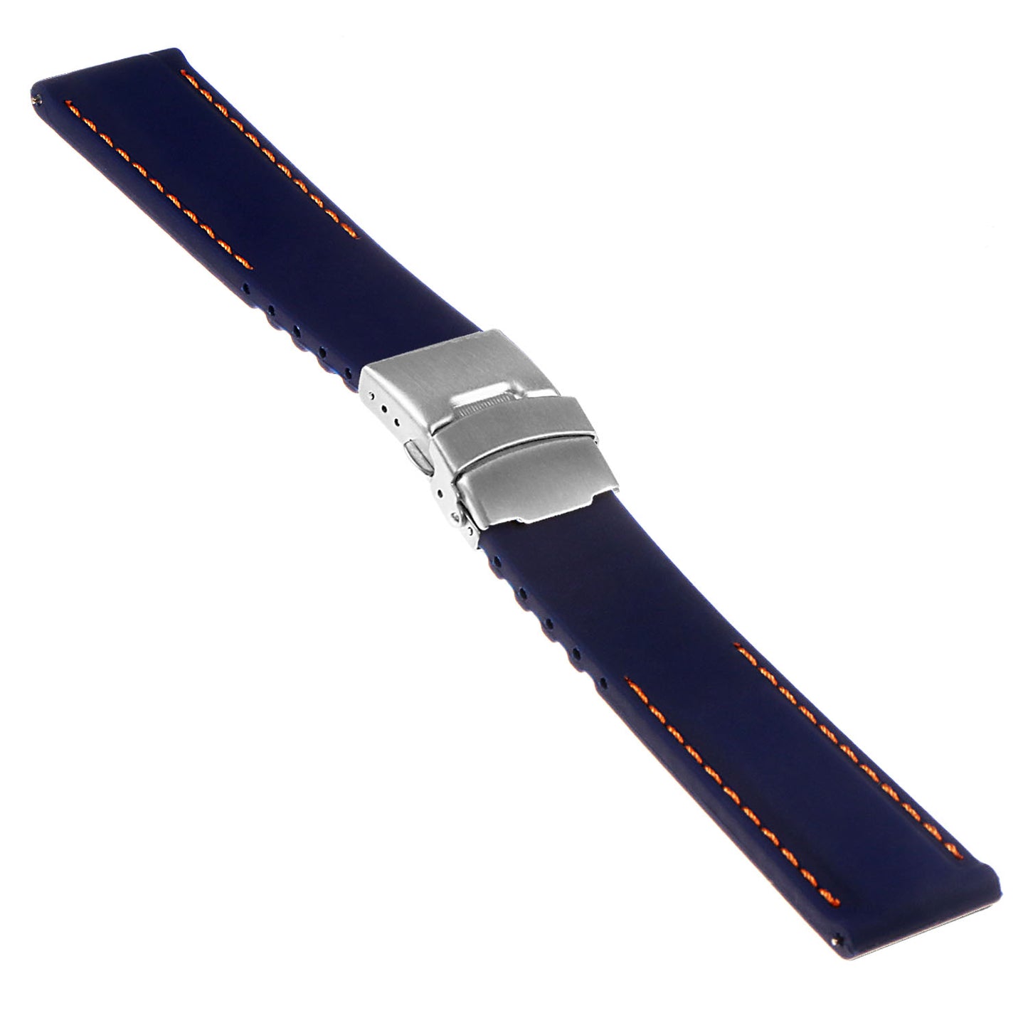 Rubber Strap with Deployant Clasp for Fossil Gen 4 Smartwatch
