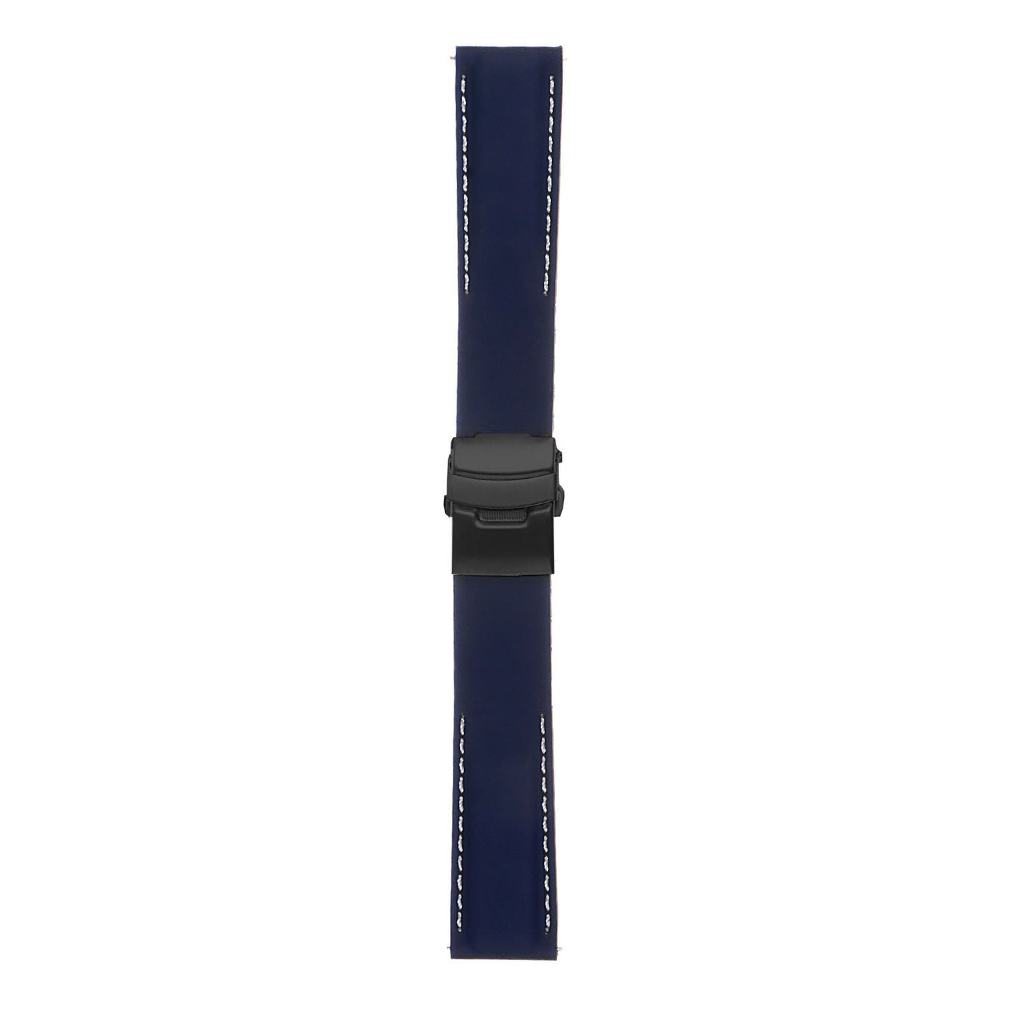 Rubber Strap with Deployant Clasp for Fossil Gen 4 Smartwatch
