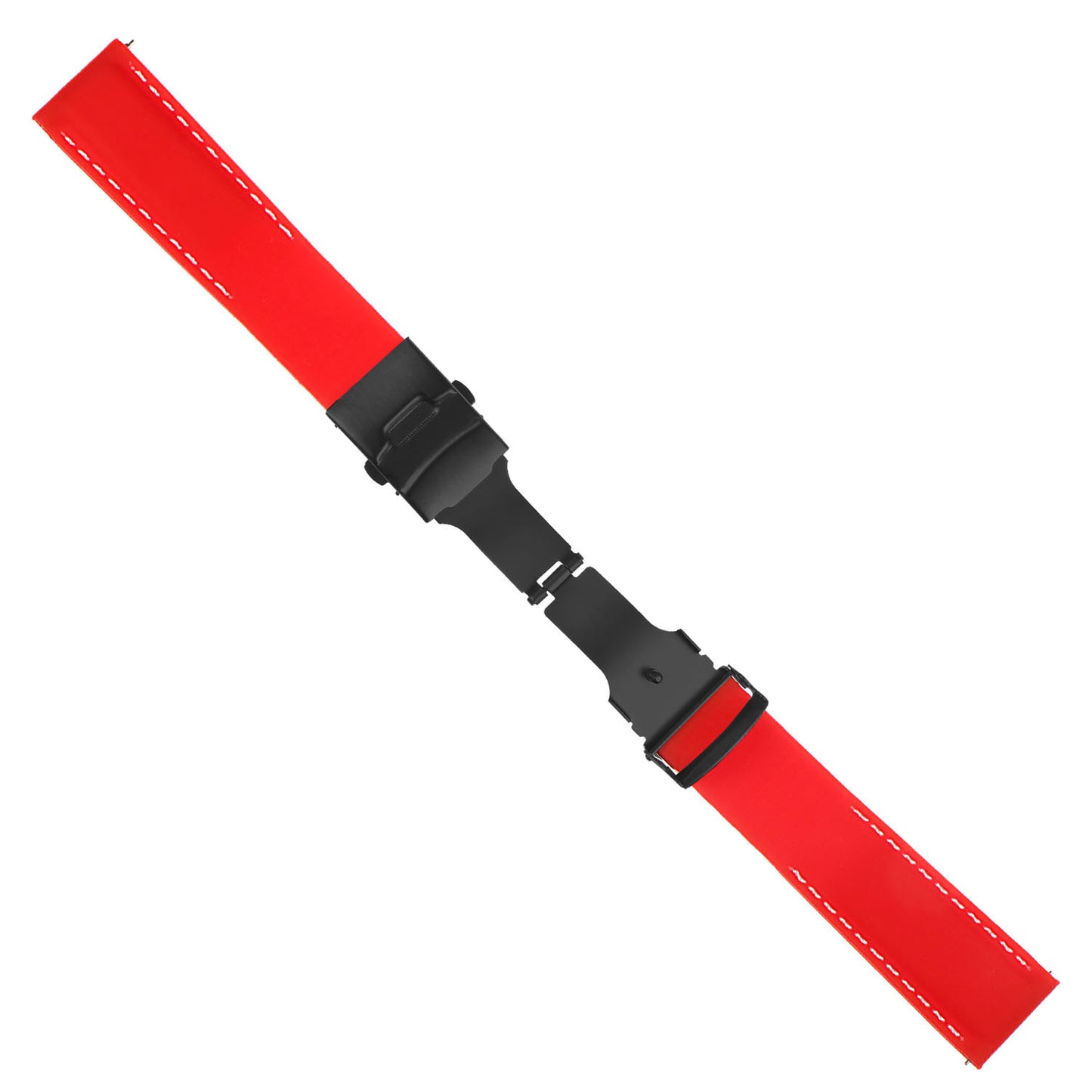 Rubber Strap with Deployant Clasp for Fossil Gen 4 Smartwatch