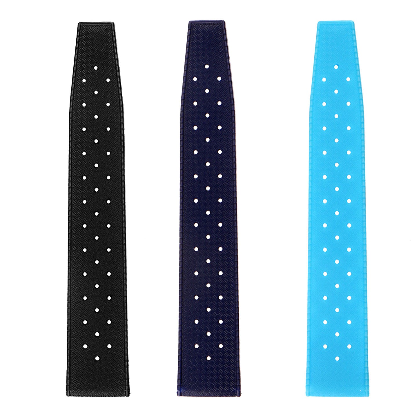 Vintage Style Perforated Rubber Rally Strap for Fitbit Sense