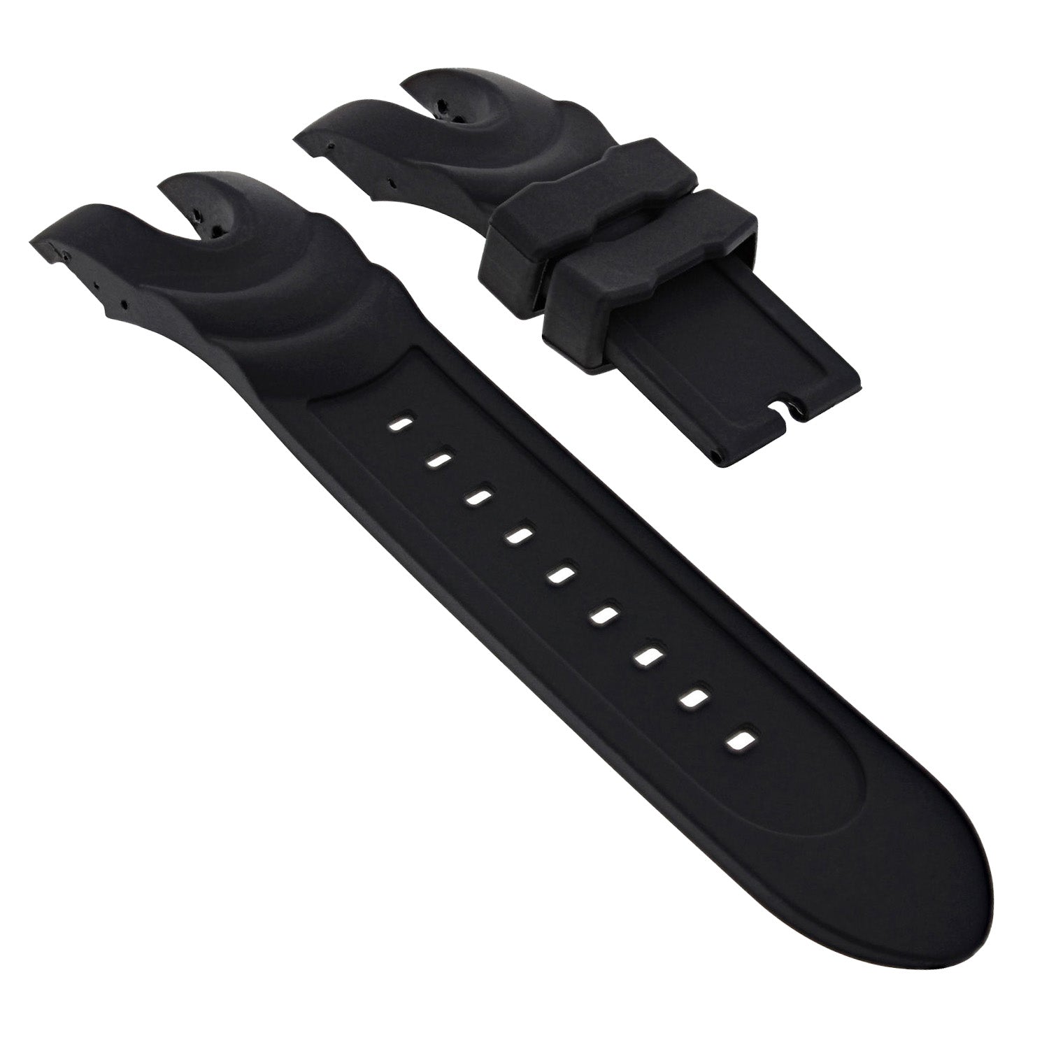 Silicone Rubber Watch Strap for Invicta Reserve Venom 6110 North