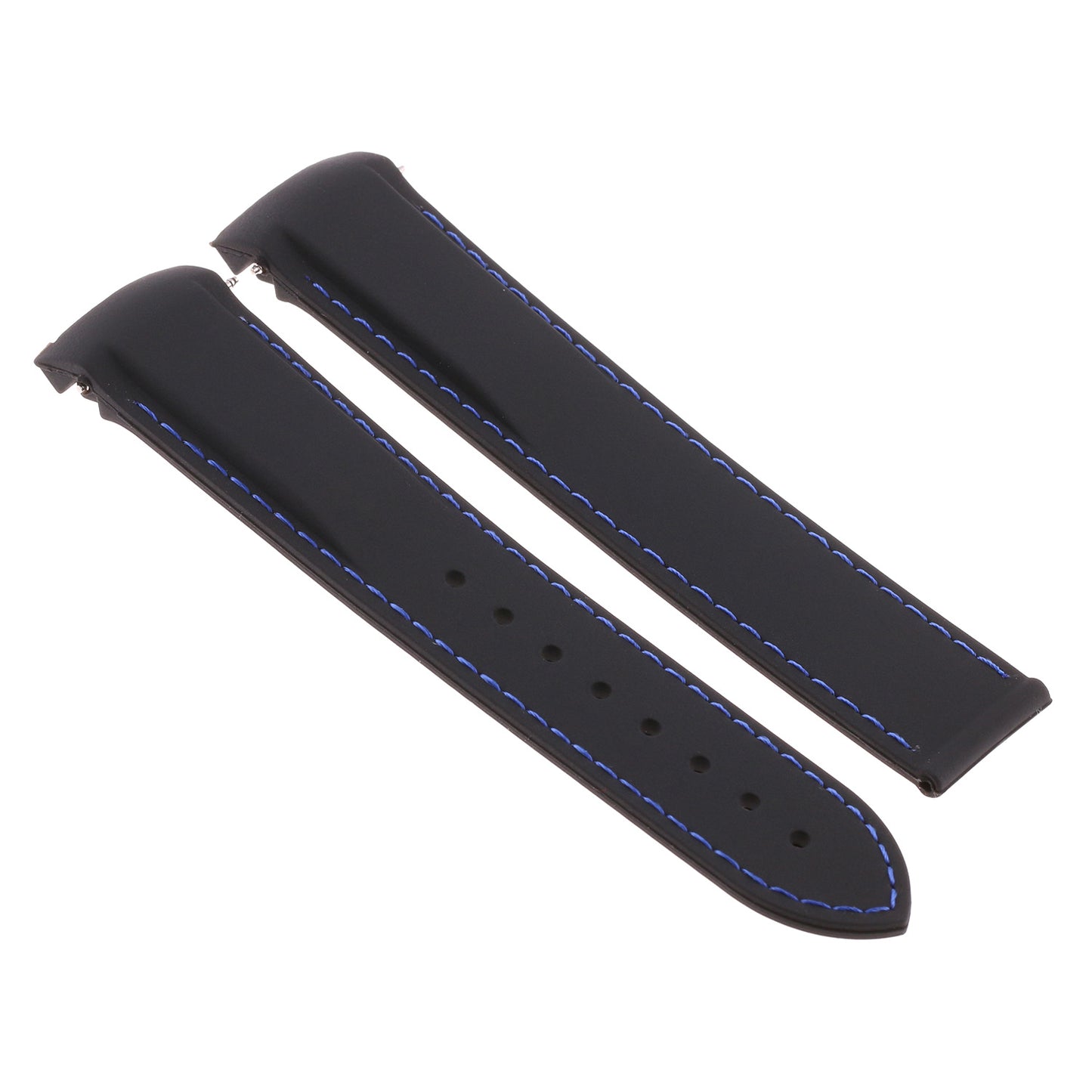 Rubber Strap w/ Black Clasp for Omega Speedmaster
