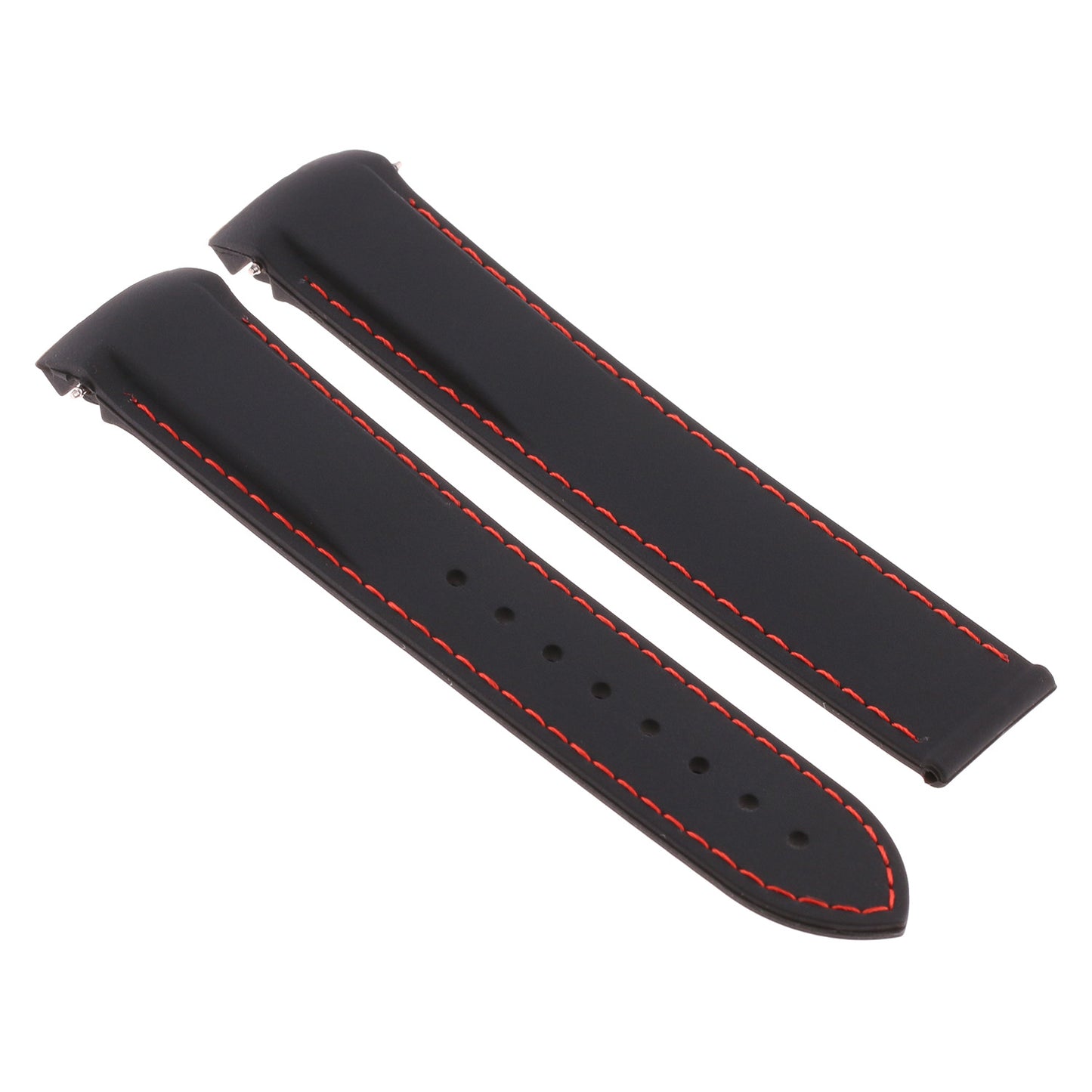 Rubber Strap w/ Black Clasp for Omega Speedmaster