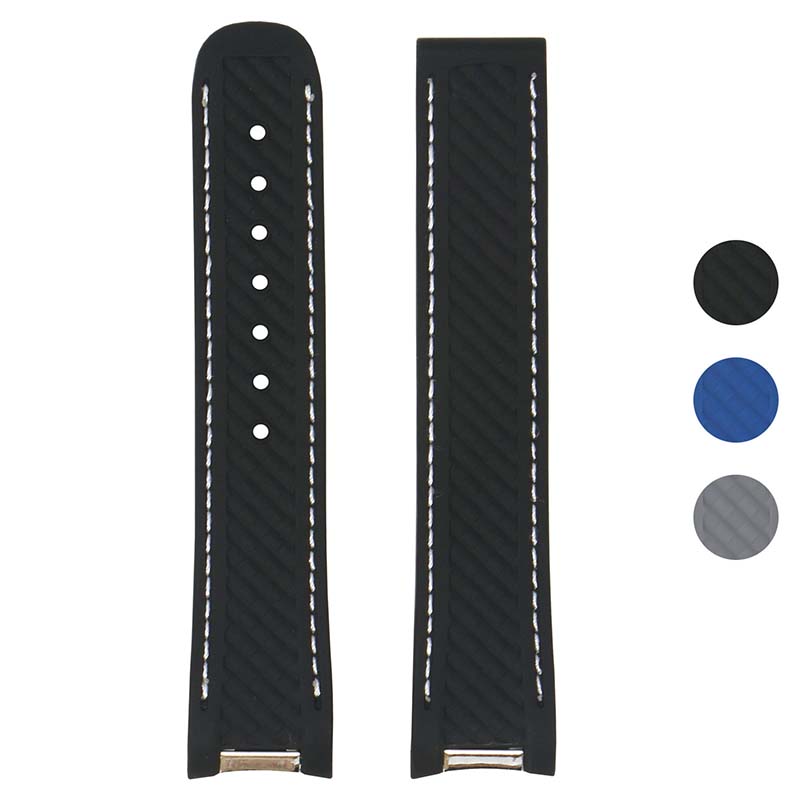 Rubber Strap for Omega Seamaster Aqua Terra
